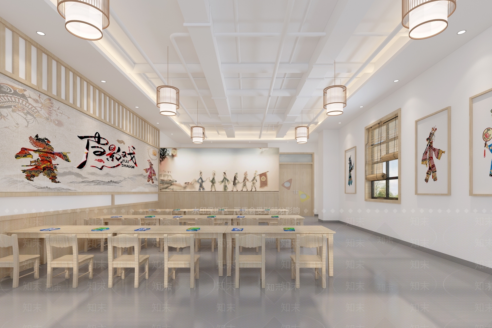 现代新中式幼儿园3D模型下载【ID:1168023845】