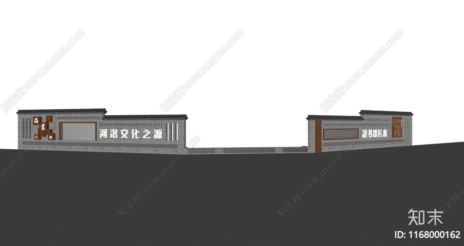 中式其他景观小建筑SU模型下载【ID:1168000162】