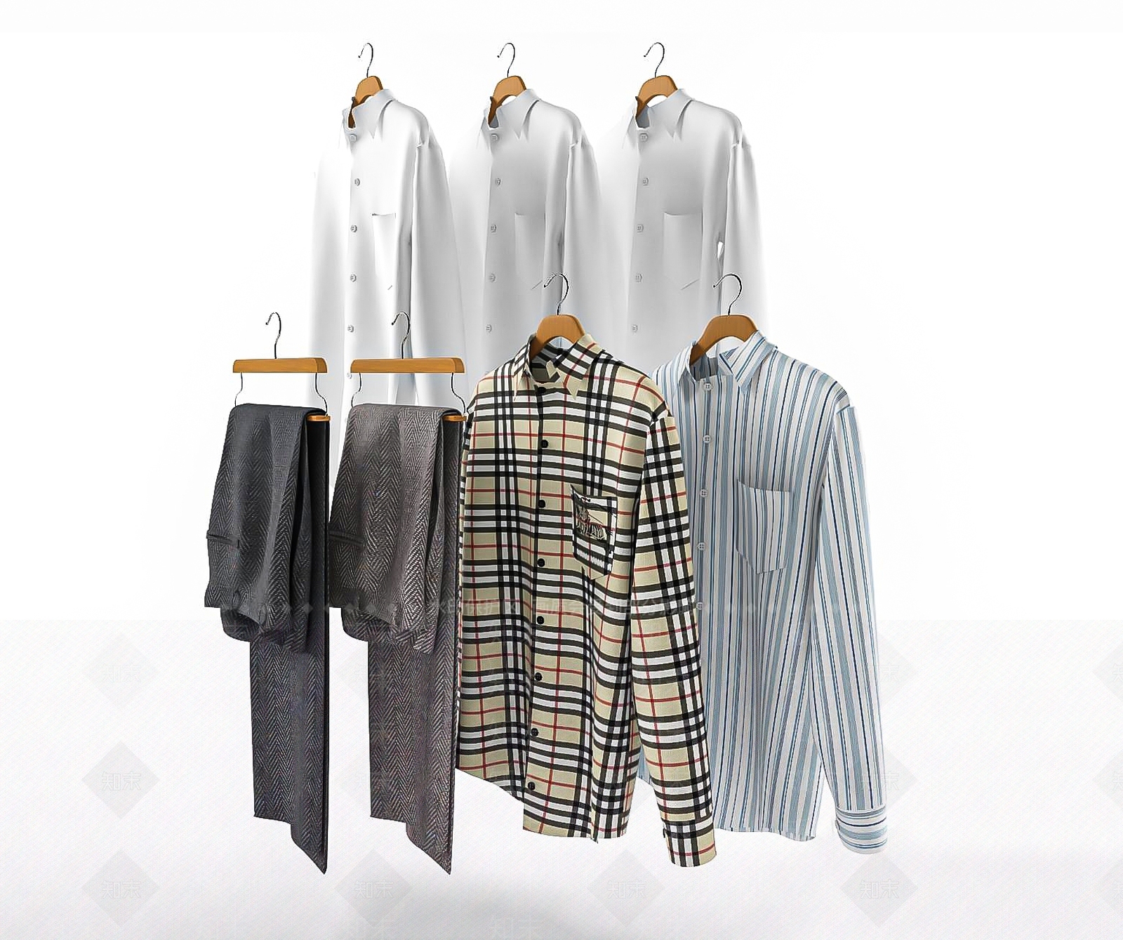 衣服3D模型下载【ID:1168005721】