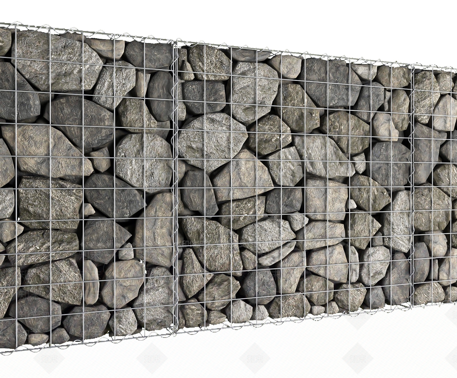 现代中式围墙3D模型下载【ID:1168006734】