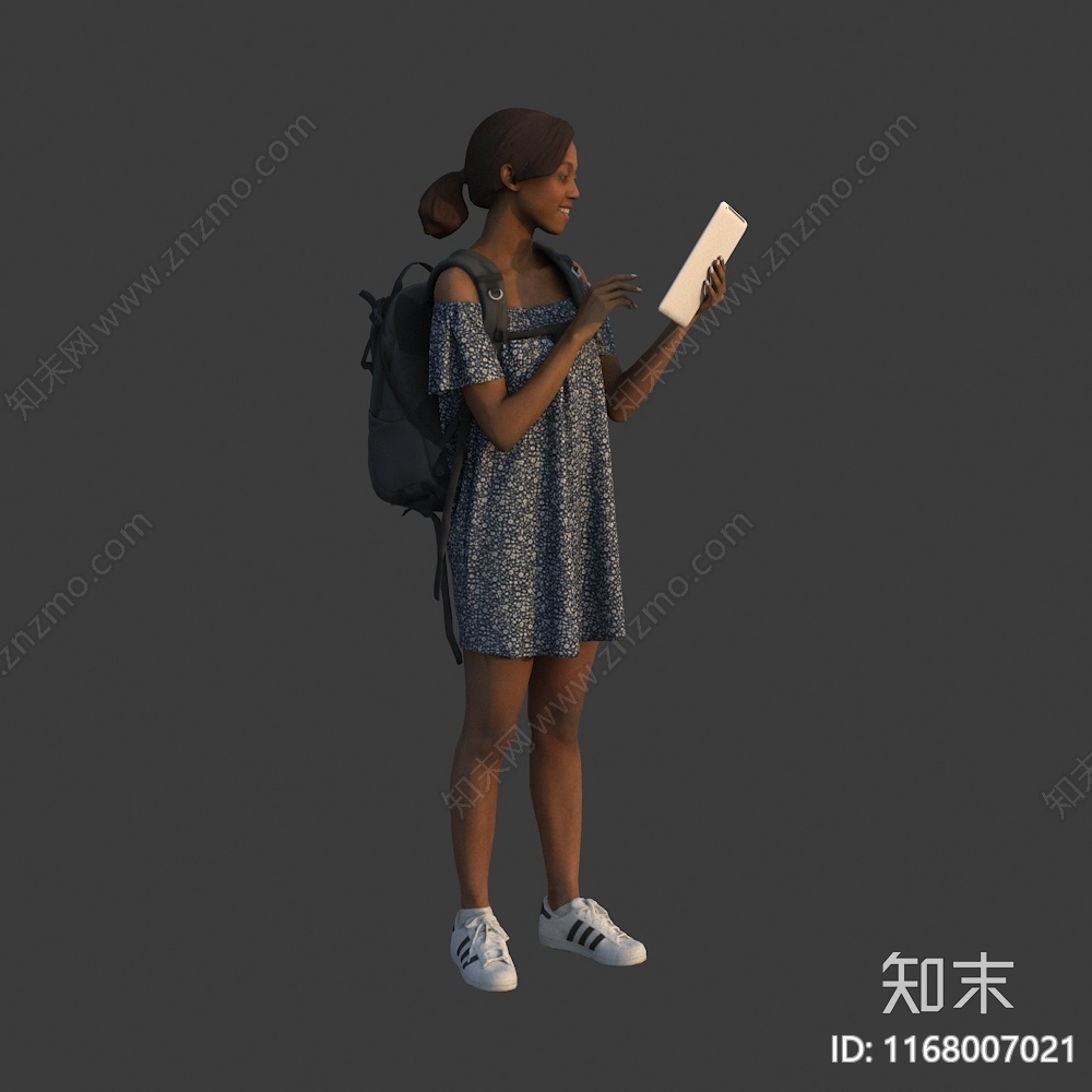 女人3D模型下载【ID:1168007021】