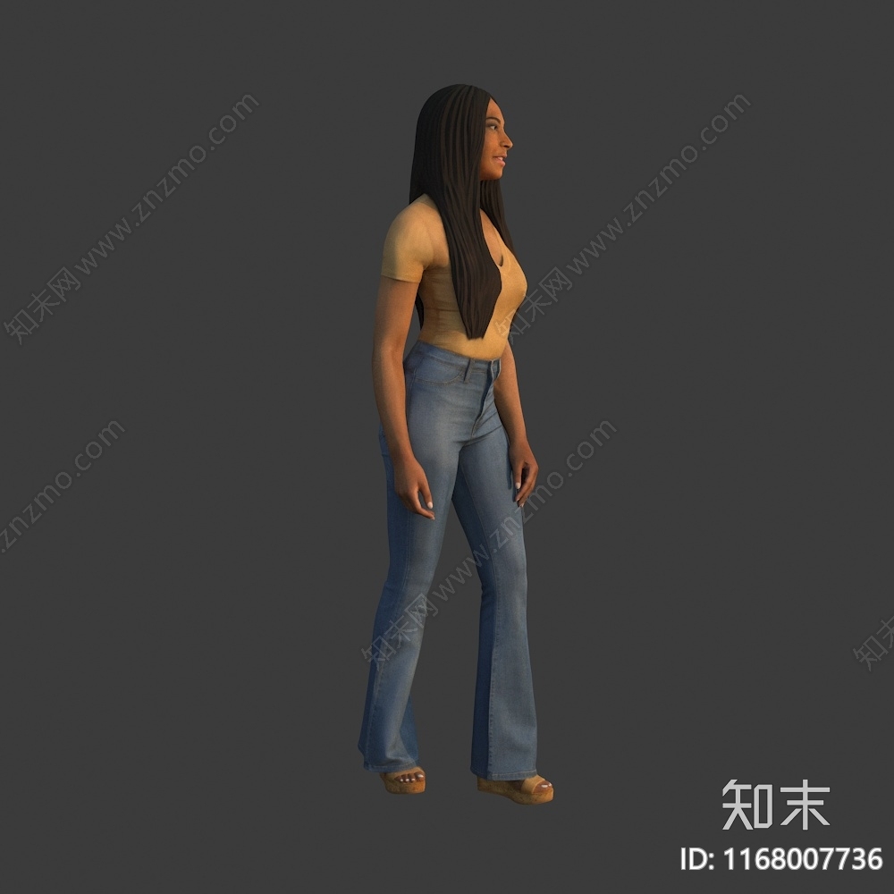 女人3D模型下载【ID:1168007736】