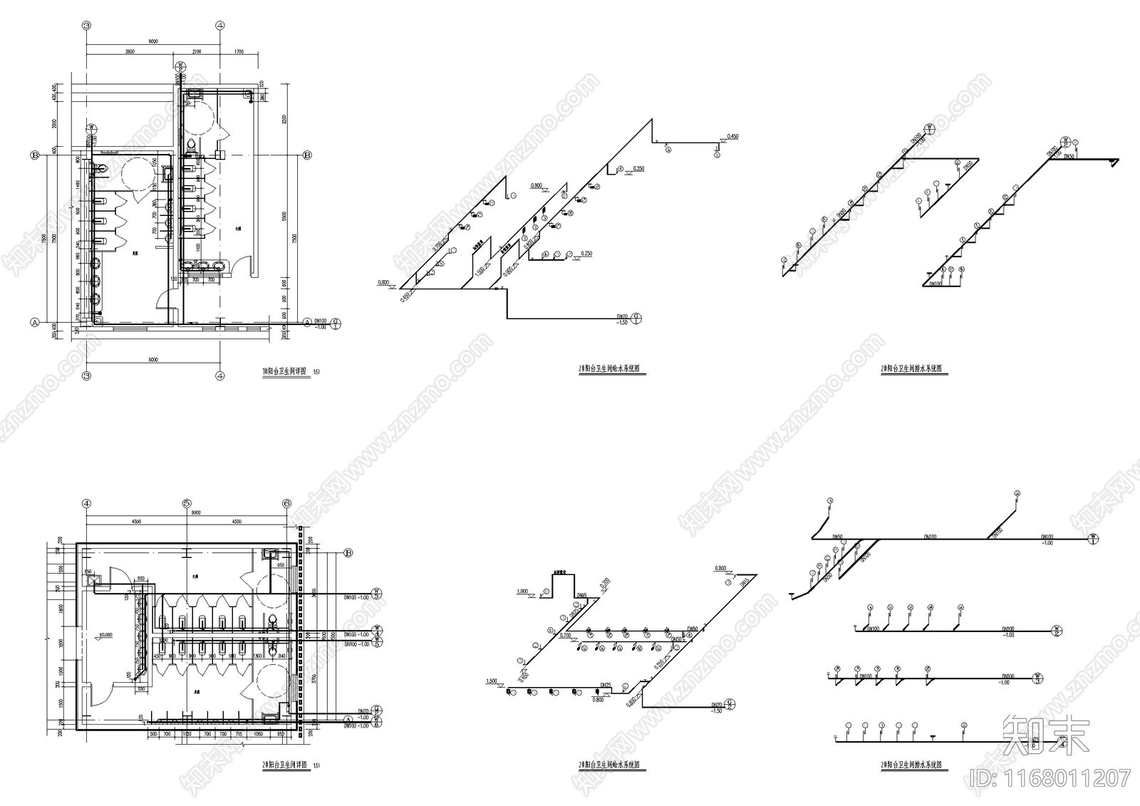 现代办公楼建筑施工图下载【ID:1168011207】