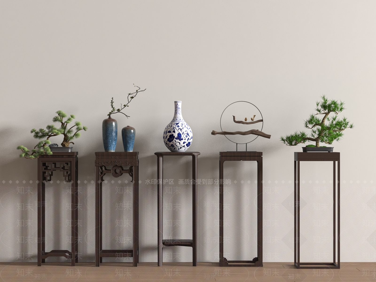 花几SU模型下载【ID:1168019337】