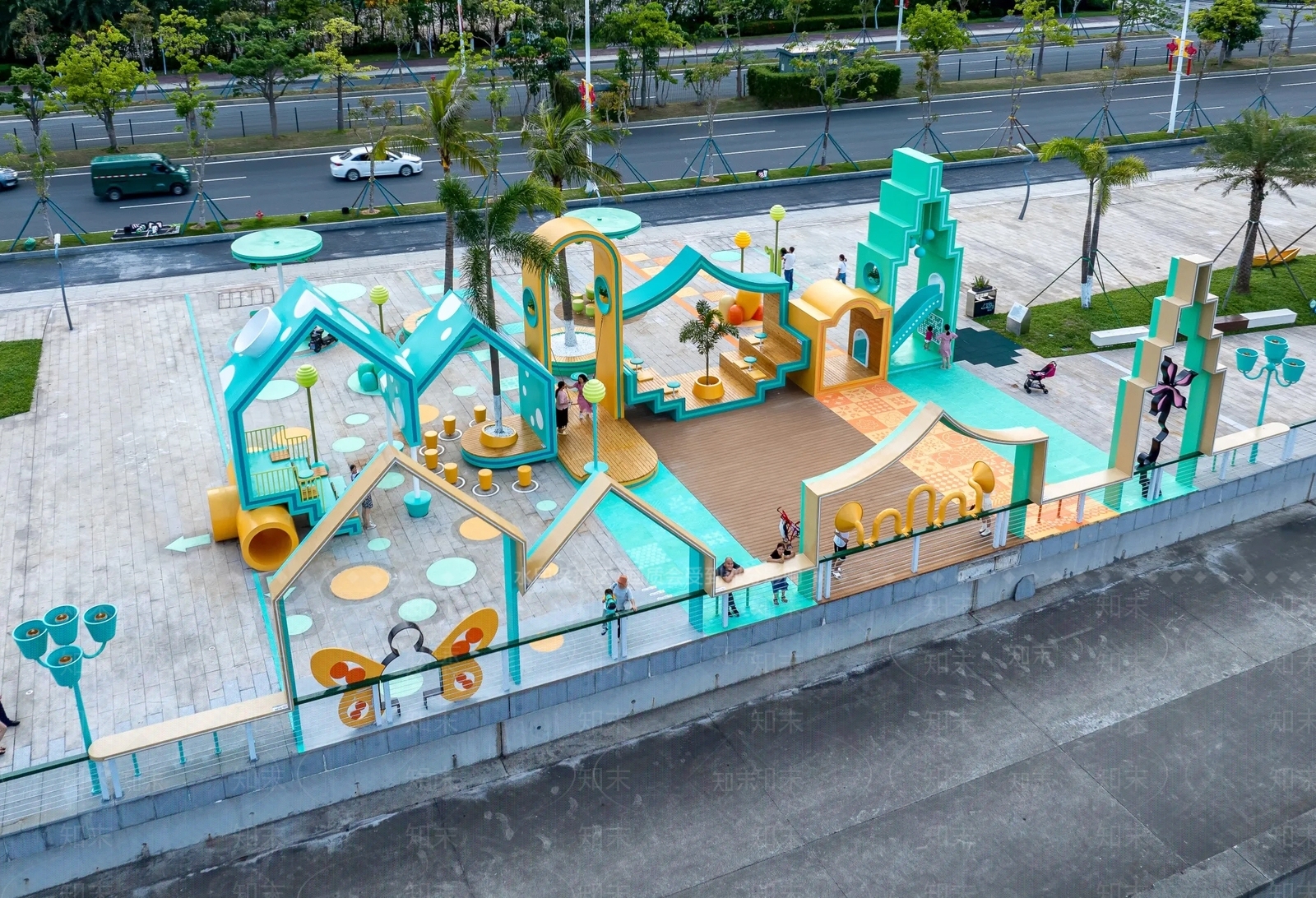 现代口袋公园SU模型下载【ID:1168022096】