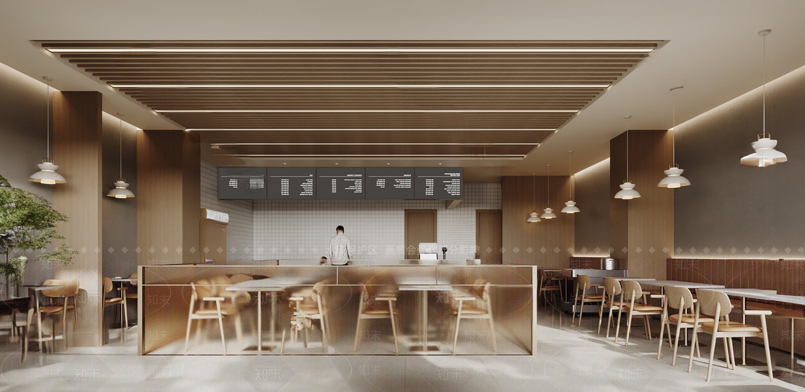 现代中餐厅SU模型下载【ID:1168021425】