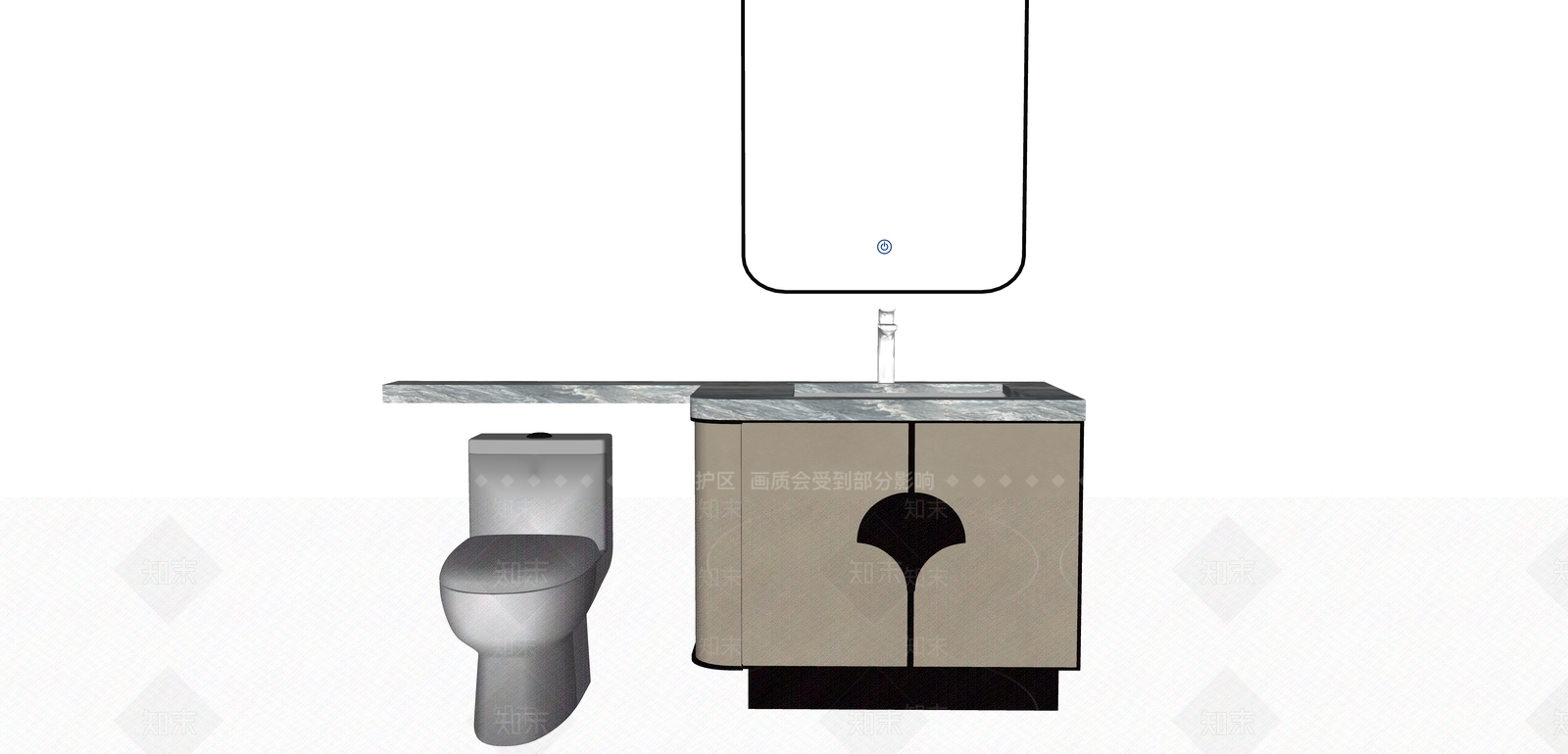 洗手台SU模型下载【ID:1168025861】