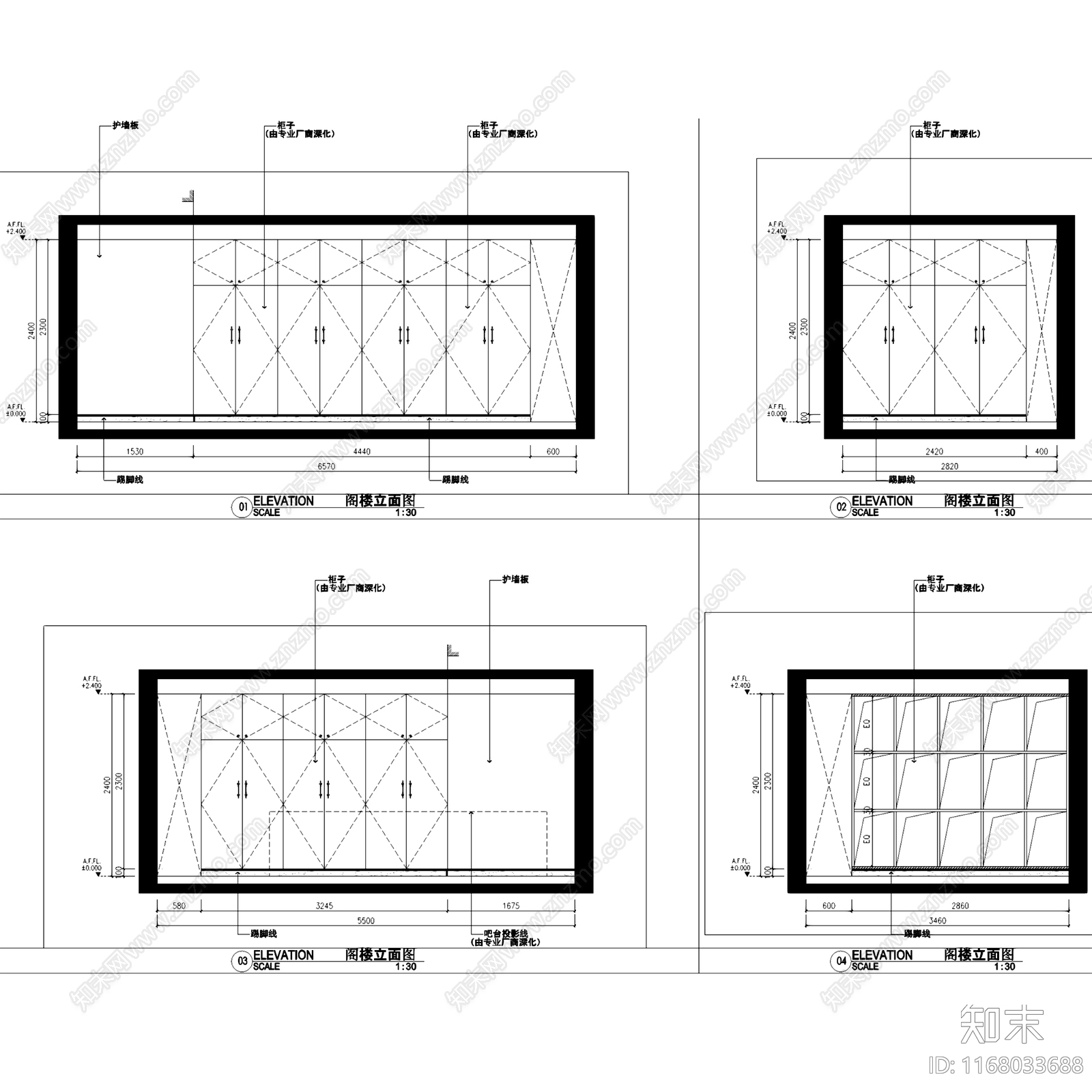 法式欧式昆山金大元三层别墅室内家装cad施工图下载【ID:1168033688】