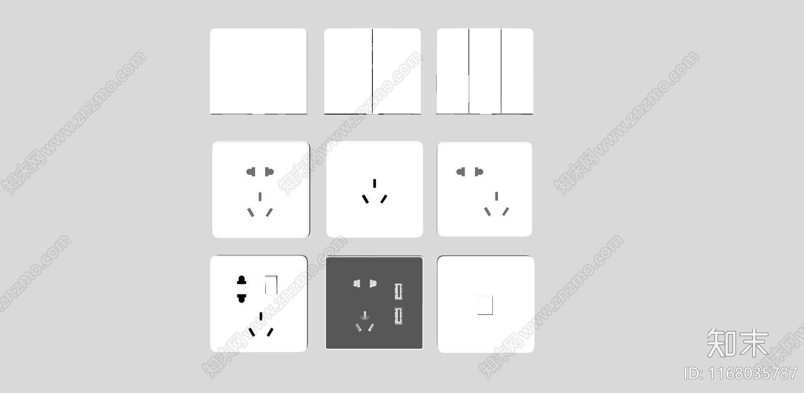 开关SU模型下载【ID:1168035787】