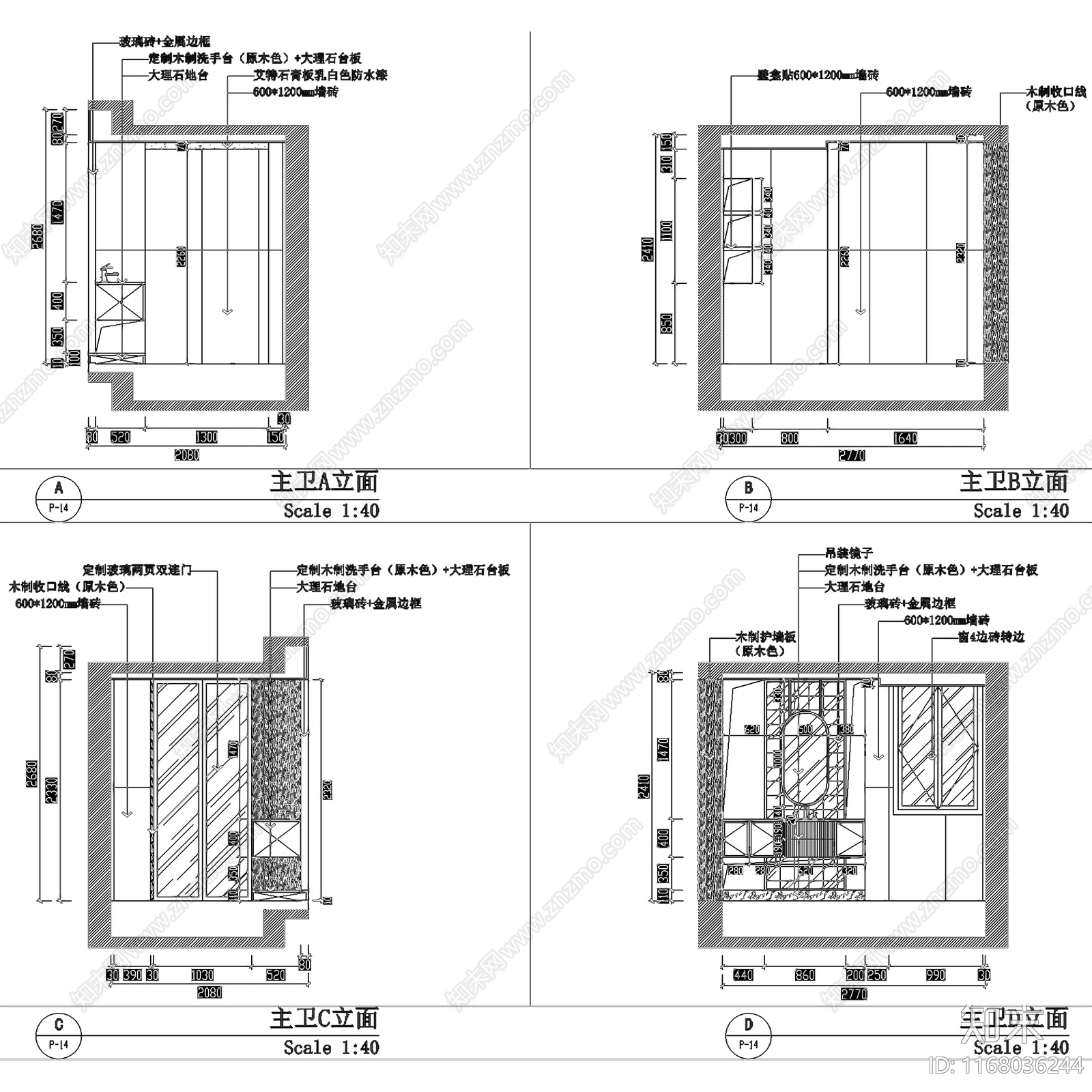 法式奶油三室两厅两卫平层室内家装cad施工图下载【ID:1168036244】