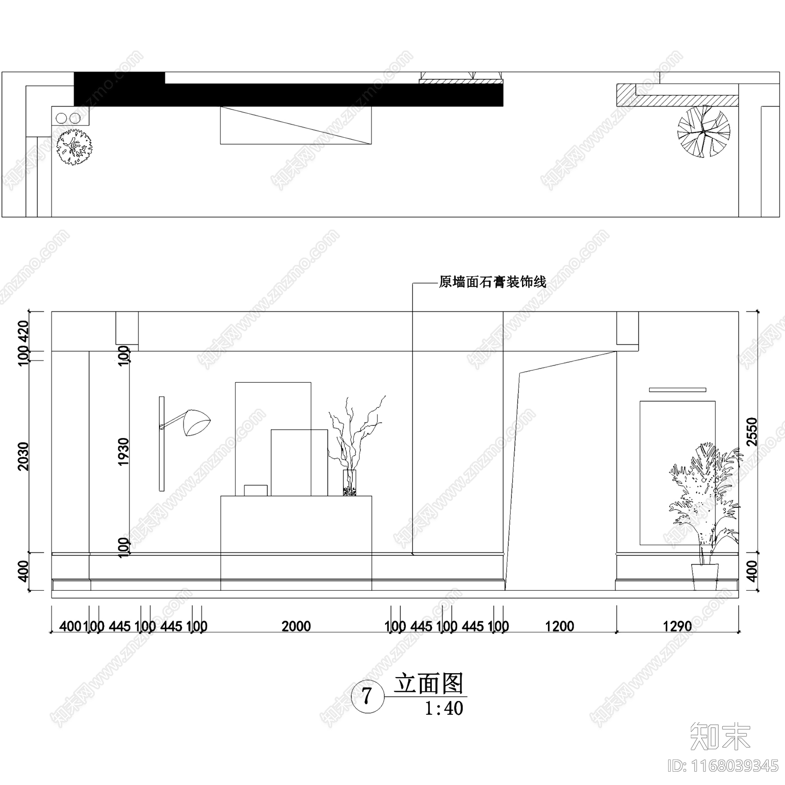 法式欧式整体家装空间施工图下载【ID:1168039345】