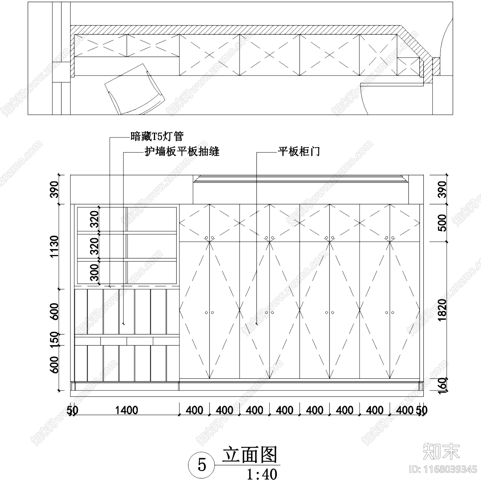 法式欧式整体家装空间施工图下载【ID:1168039345】