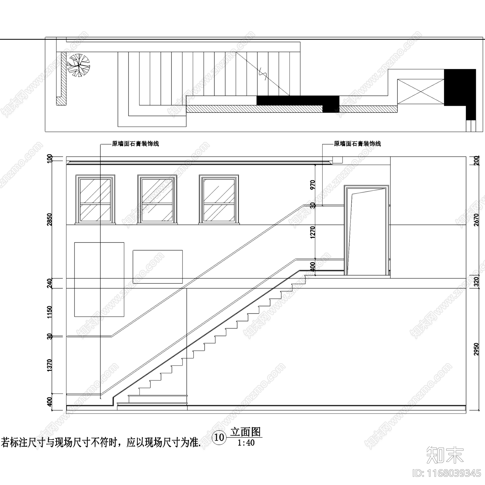 法式欧式整体家装空间施工图下载【ID:1168039345】