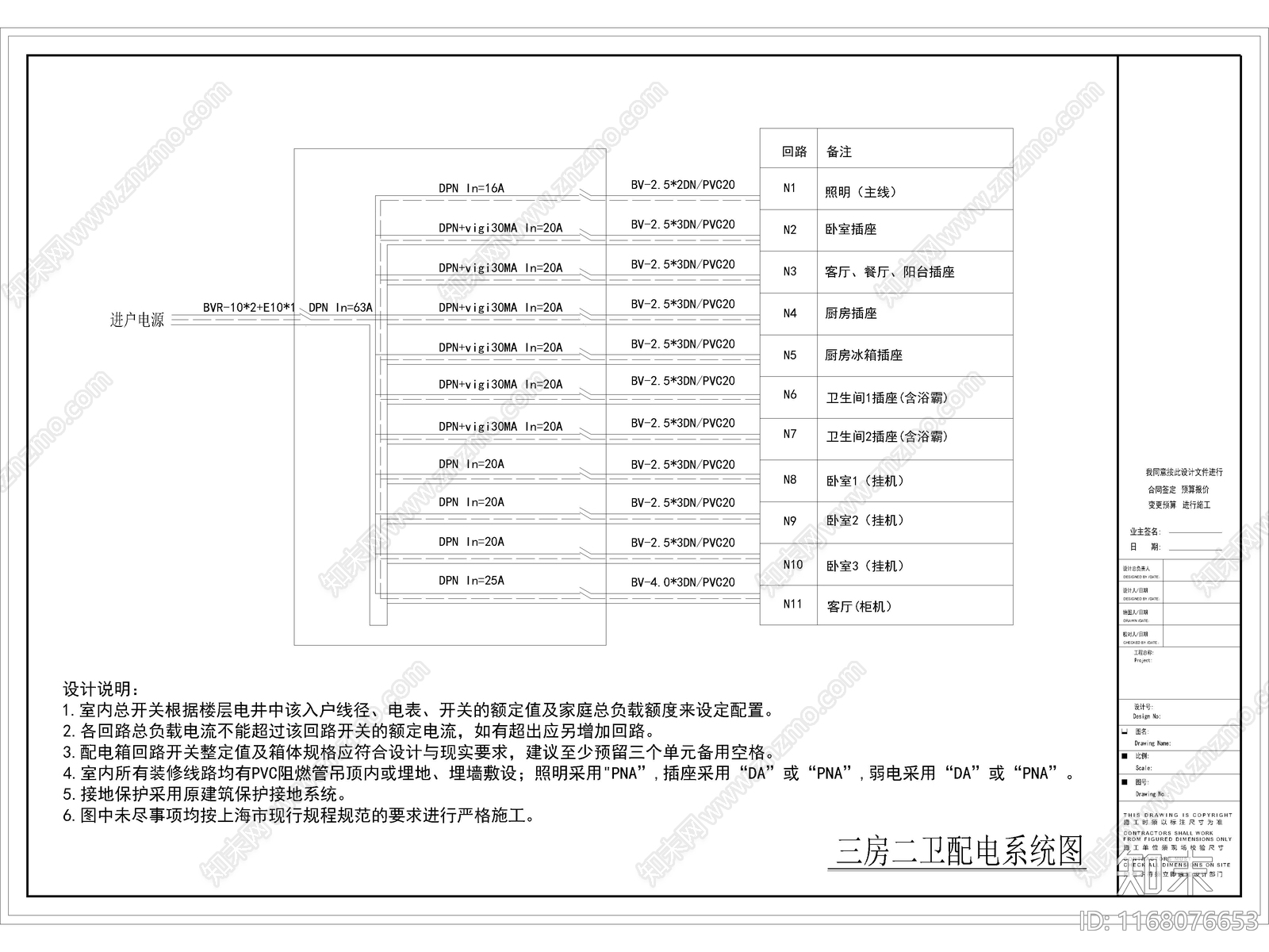 2024年最新配电系统图CAD图库施工图下载【ID:1168076653】