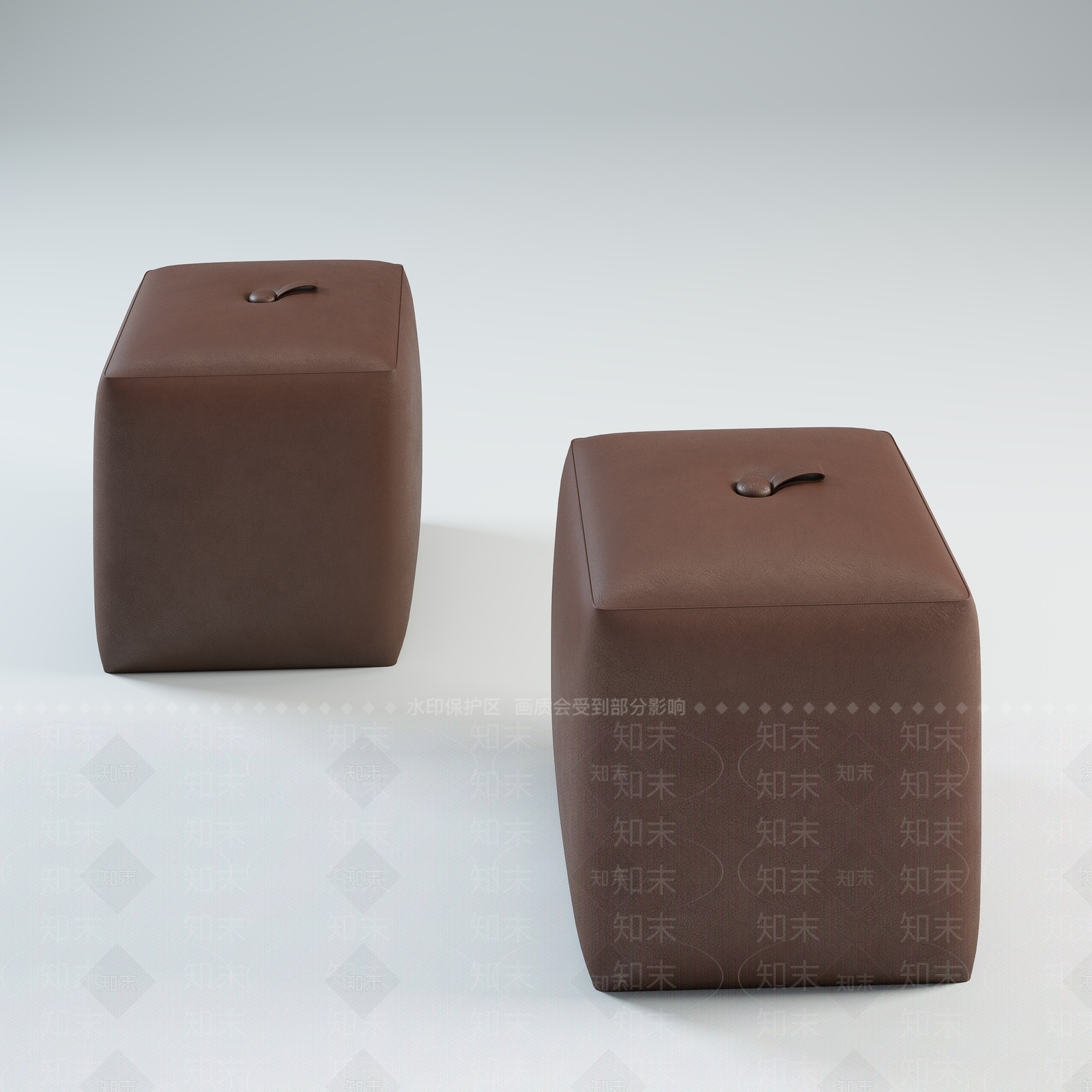 现代沙发凳3D模型下载【ID:1168054981】