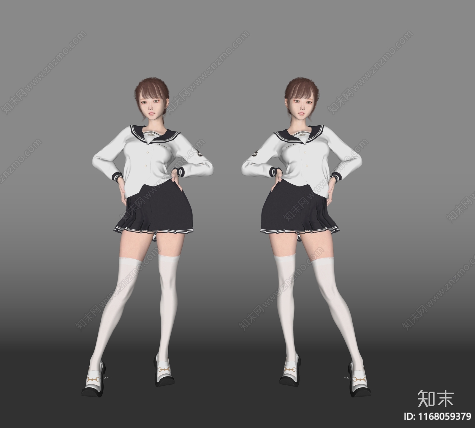 女人SU模型下载【ID:1168059379】