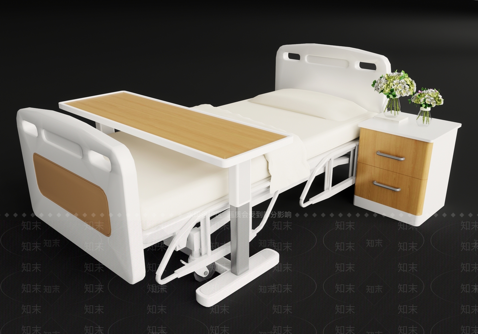 现代其他床具SU模型下载【ID:1168059742】