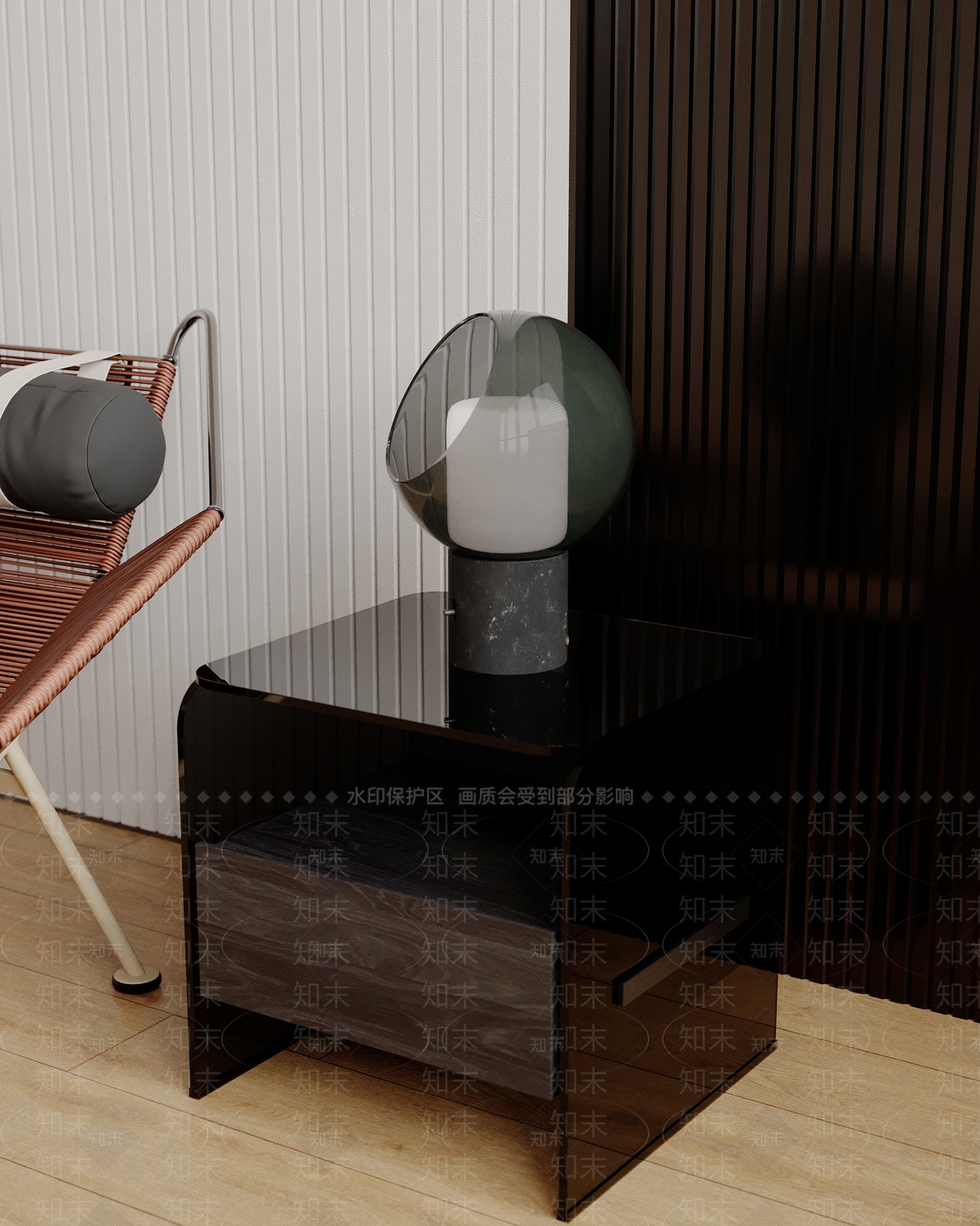 现代台灯3D模型下载【ID:1168061051】