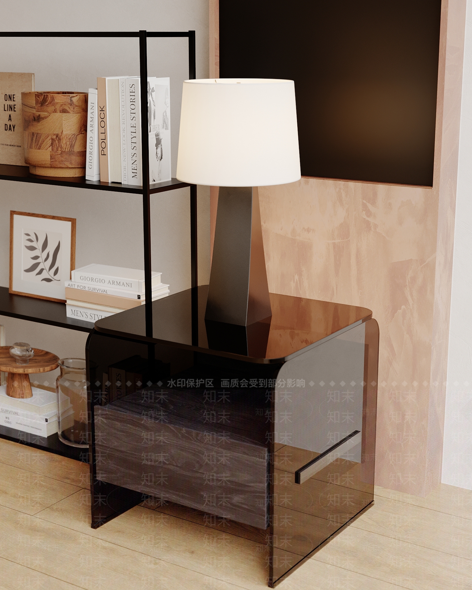 现代台灯3D模型下载【ID:1168062034】