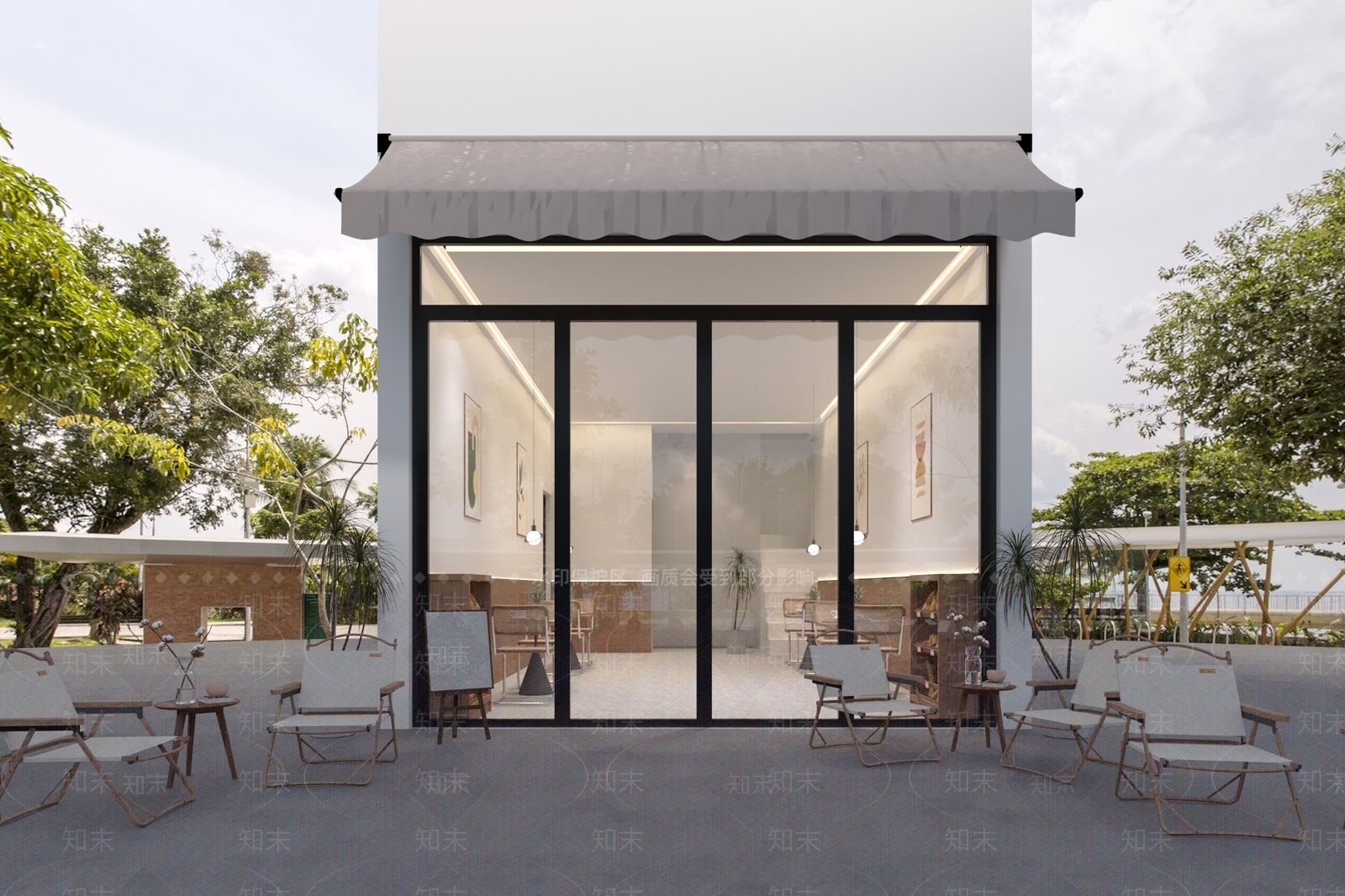 日式侘寂甜品面包店3D模型下载【ID:1168064741】