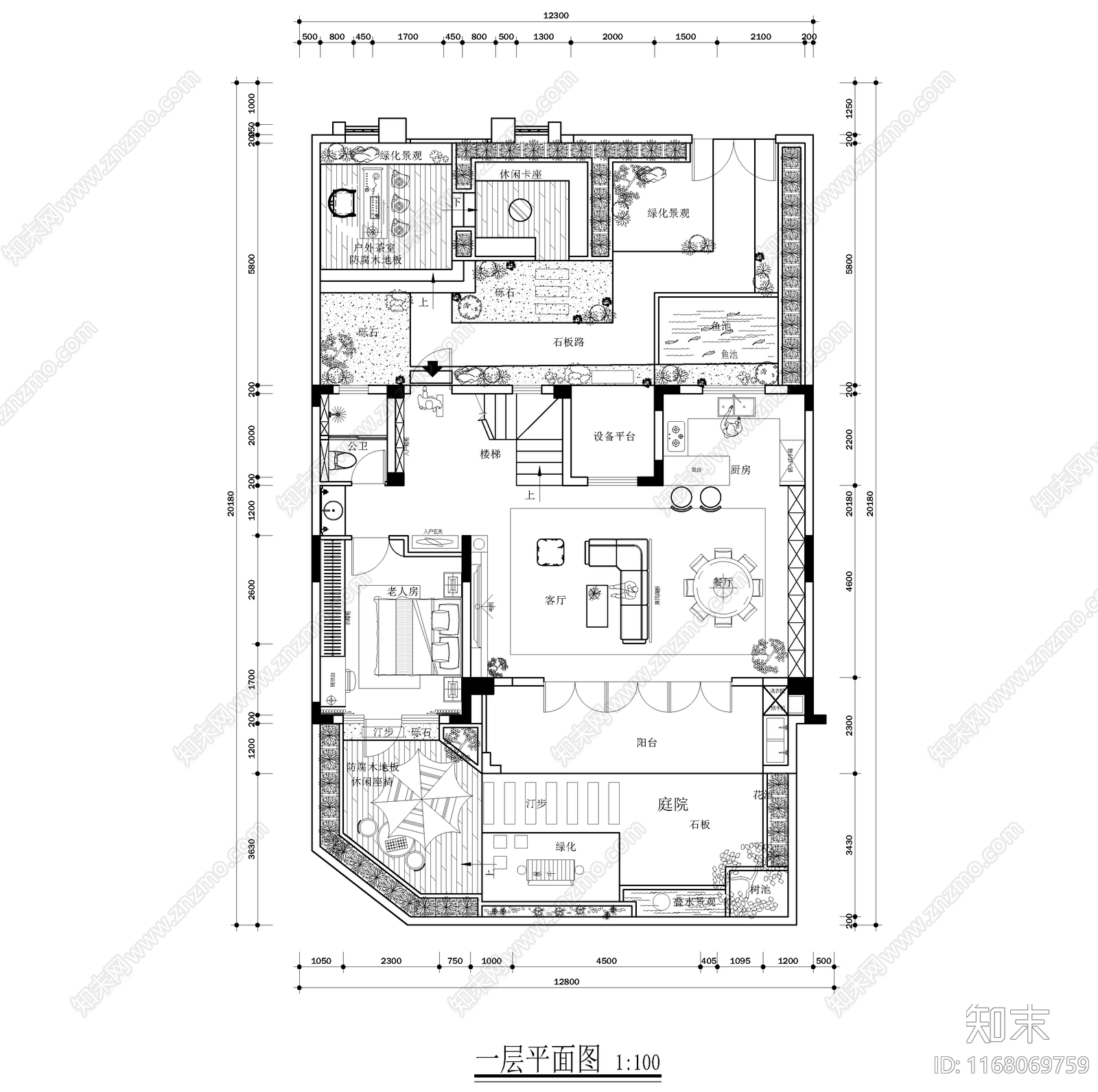 现代其他家装平面图施工图下载【ID:1168069759】