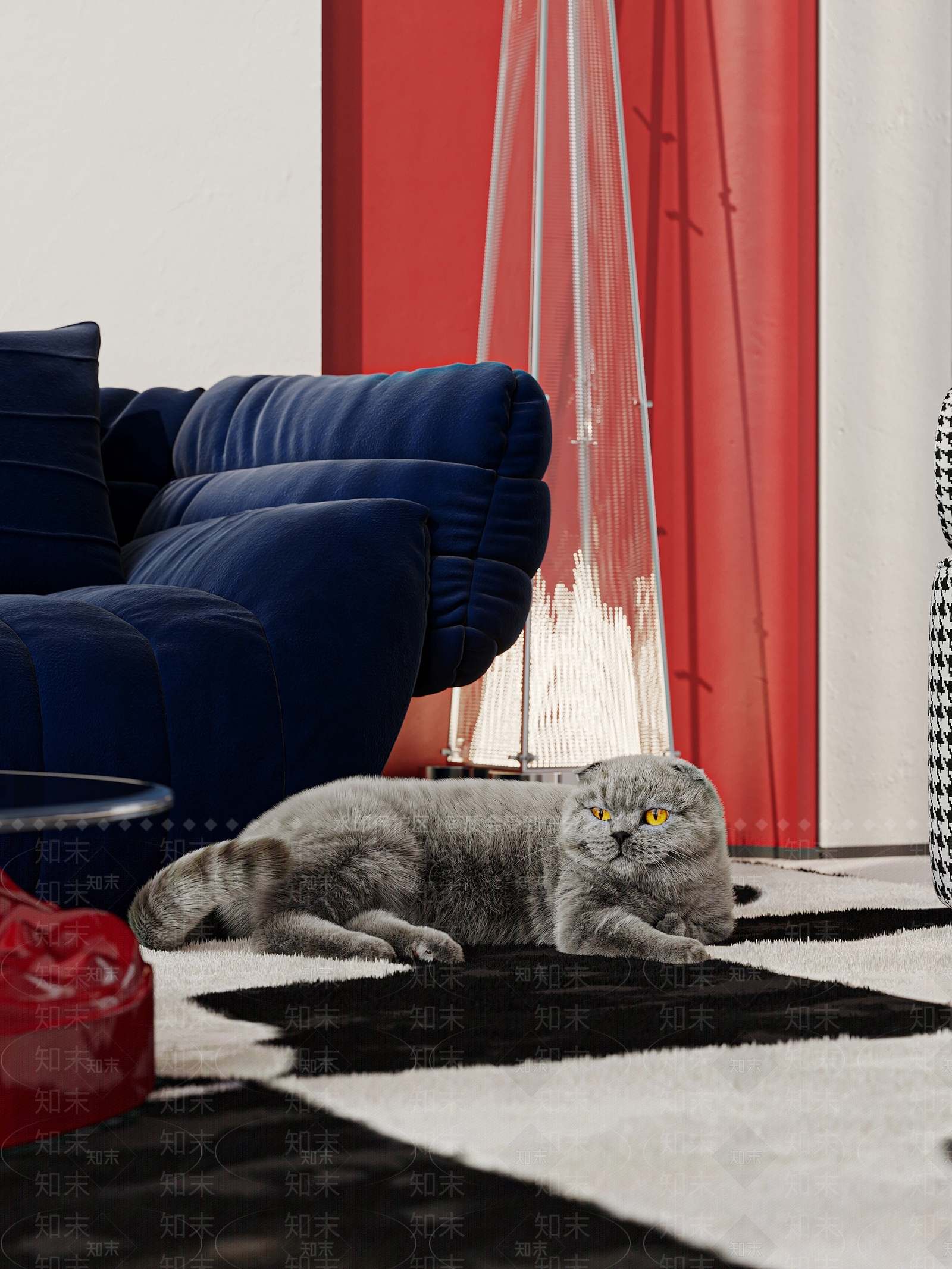 猫3D模型下载【ID:1168069837】