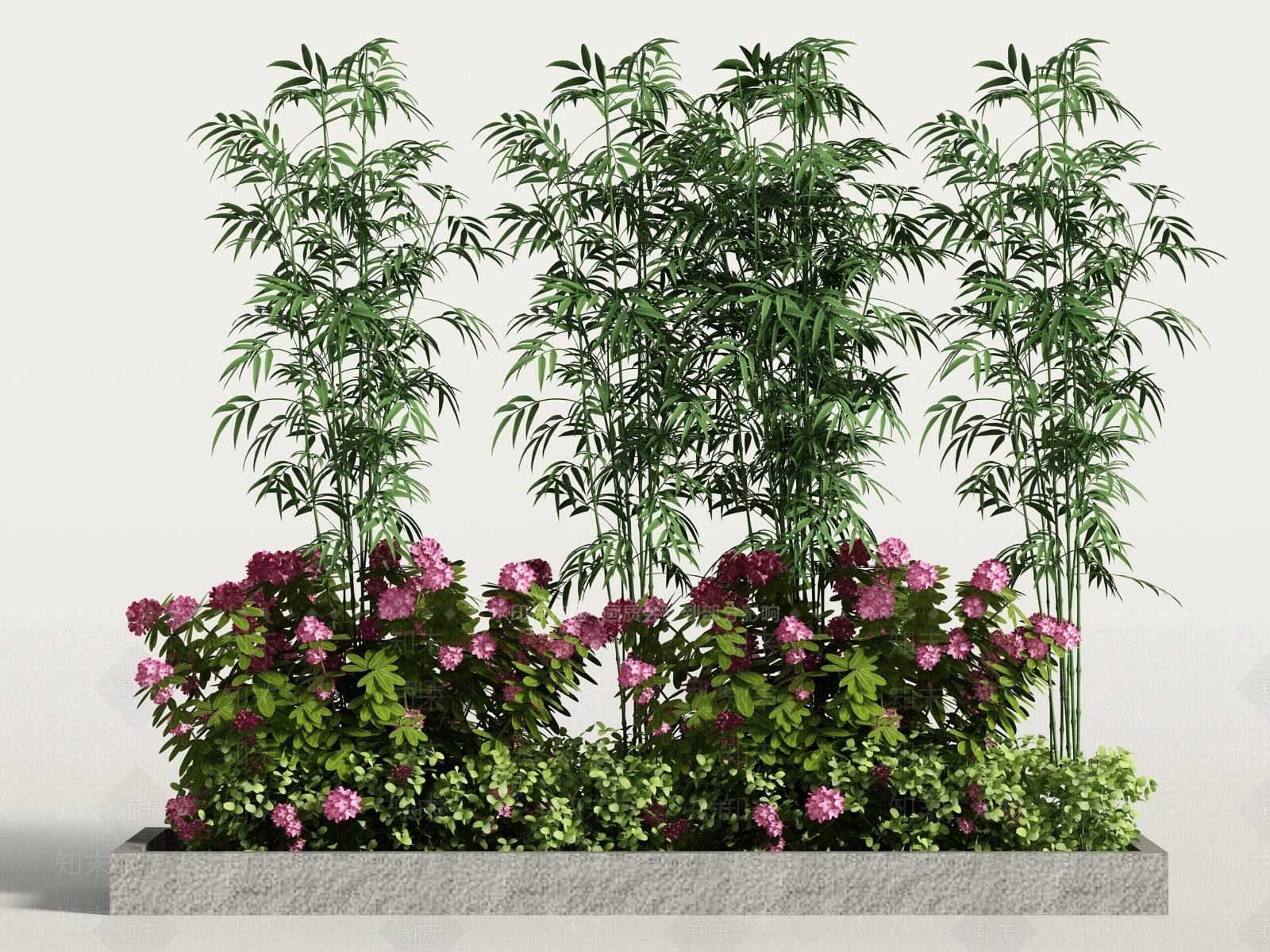 植物堆3D模型下载【ID:1168070701】