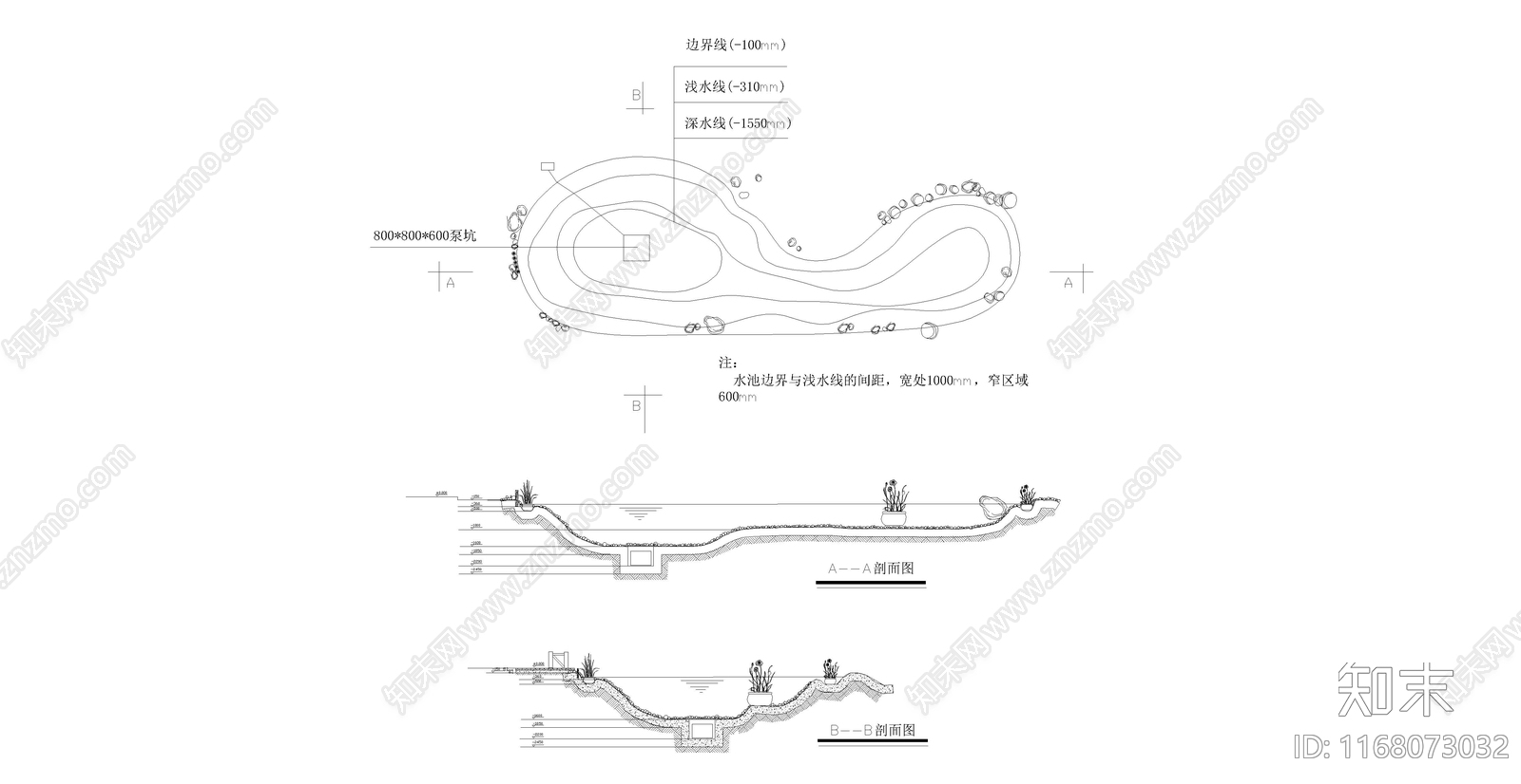 现代庭院cad施工图下载【ID:1168073032】