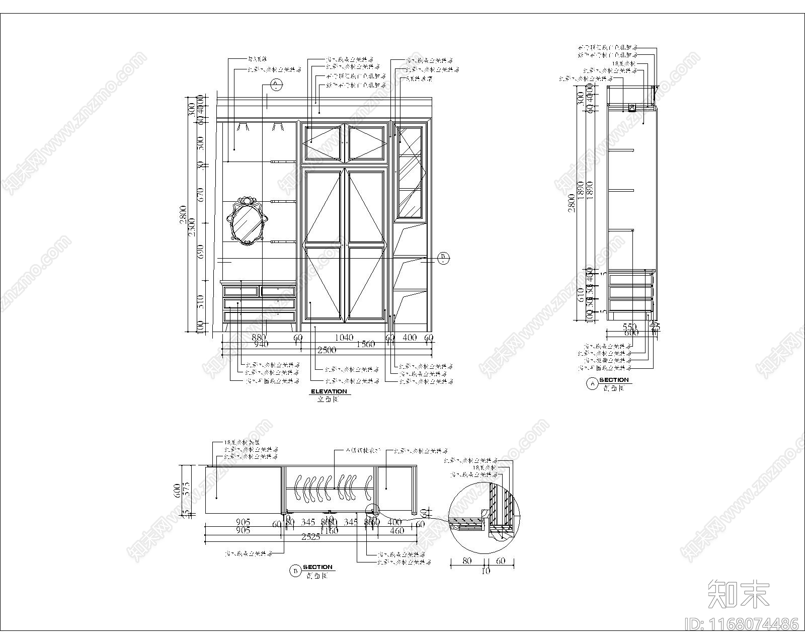 现代家具节点详图cad施工图下载【ID:1168074486】