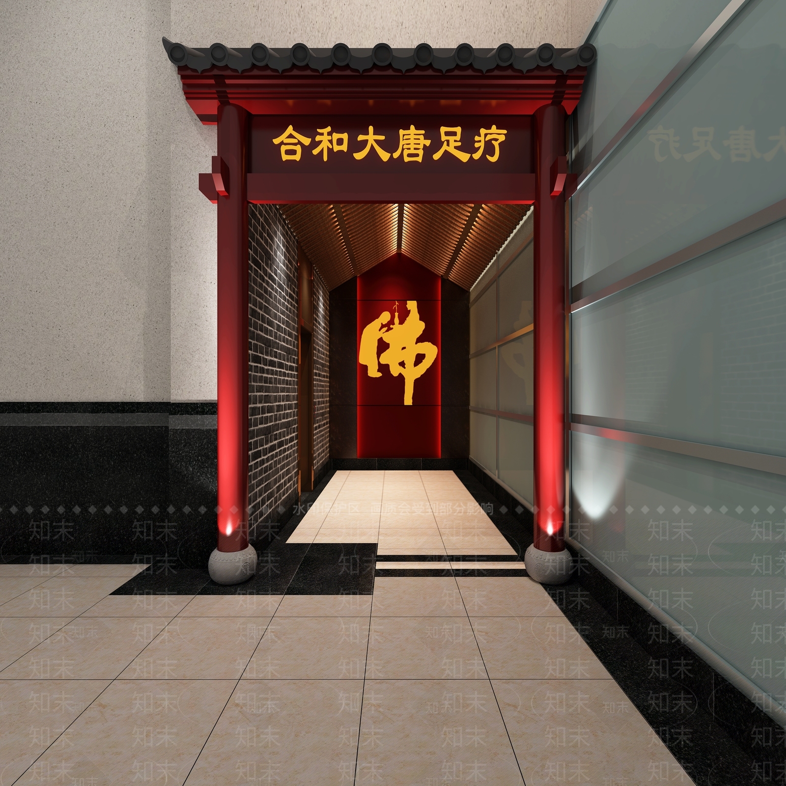 新中式门头3D模型下载【ID:1168075101】