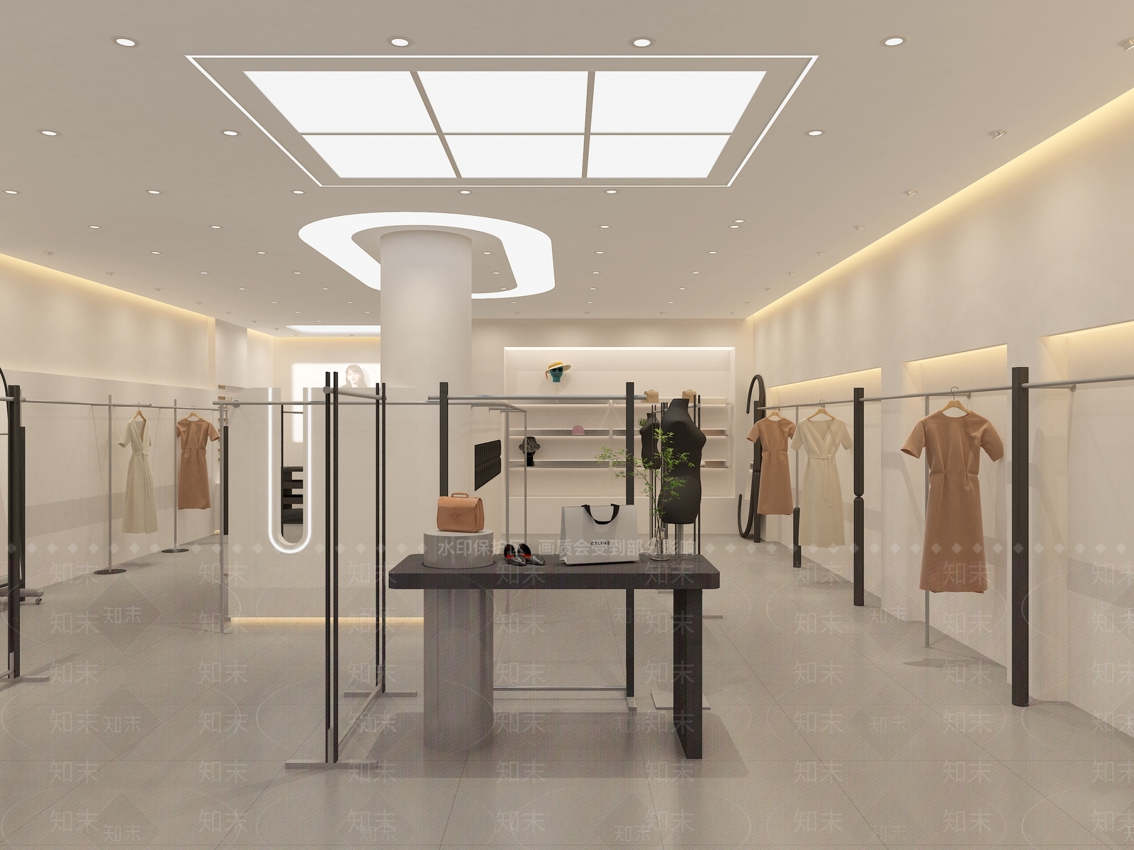 现代服装店3D模型下载【ID:1168076097】