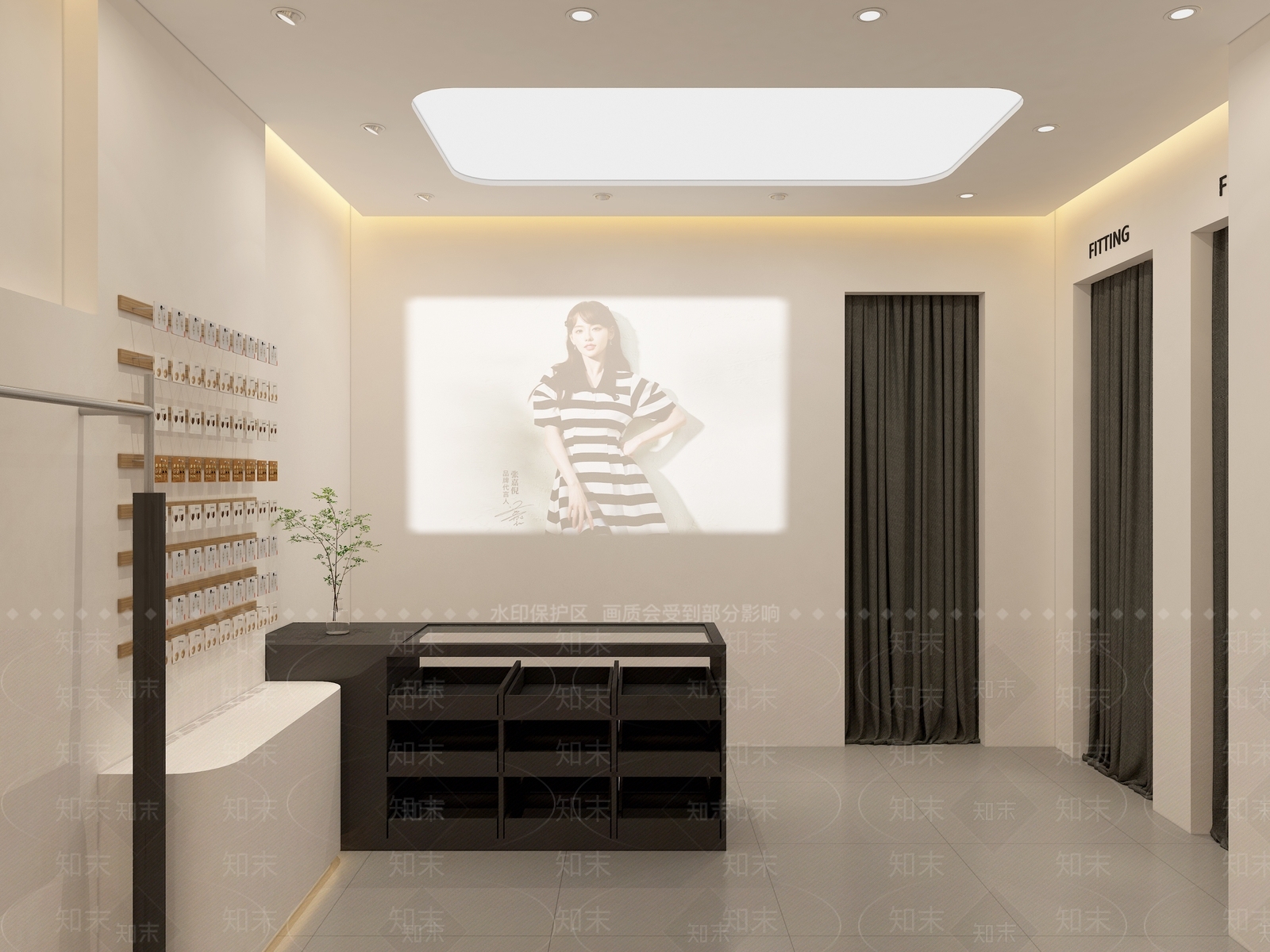 现代服装店3D模型下载【ID:1168076097】