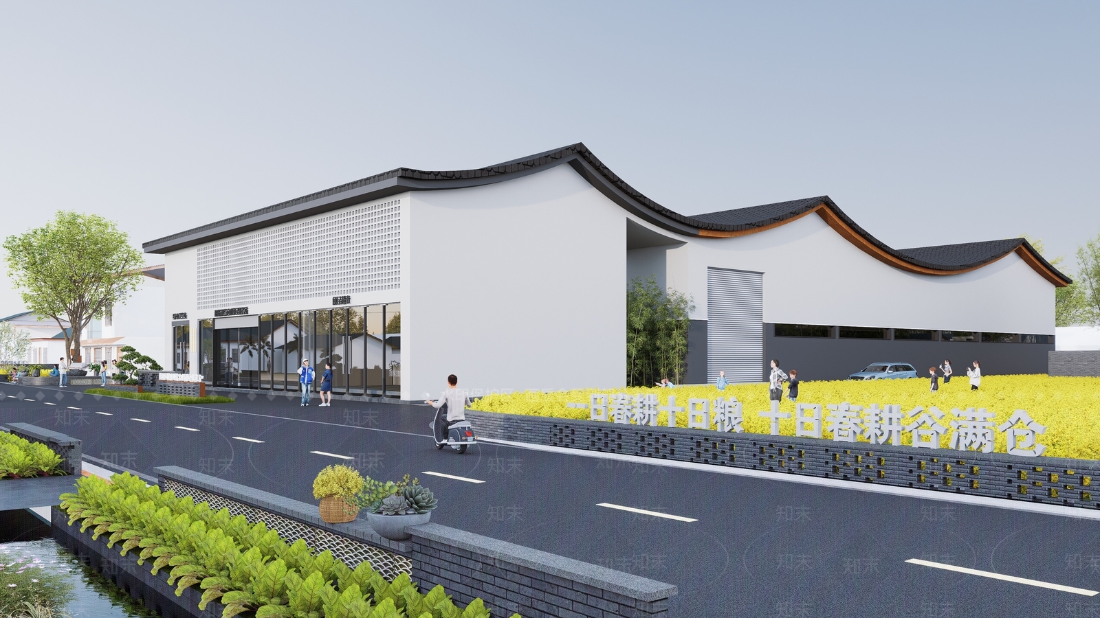 现代新中式其他农业建筑SU模型下载【ID:1168076774】