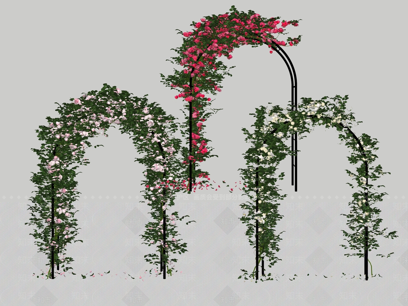 植物组合SU模型下载【ID:1168077715】