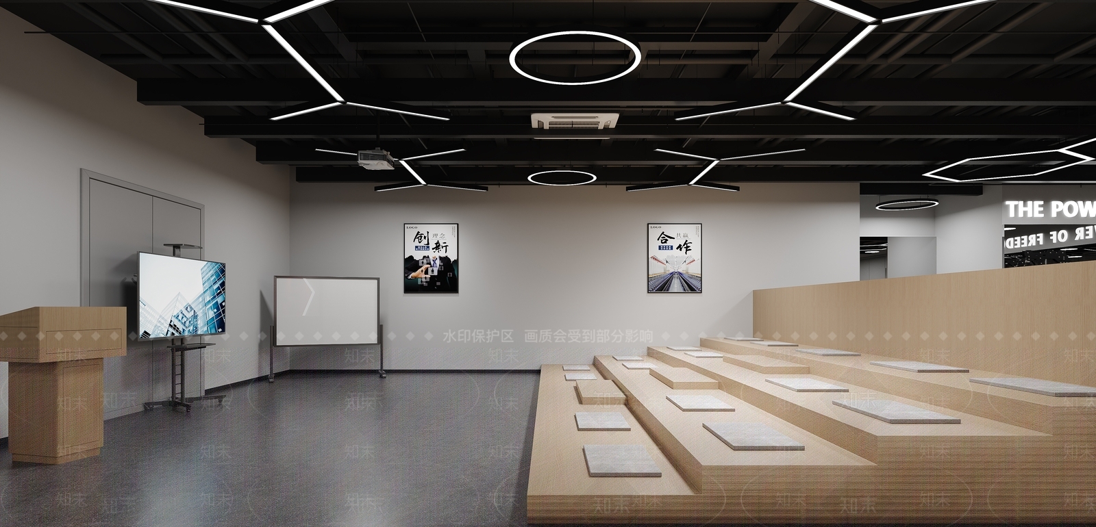 工业现代其他办公空间3D模型下载【ID:1168080981】