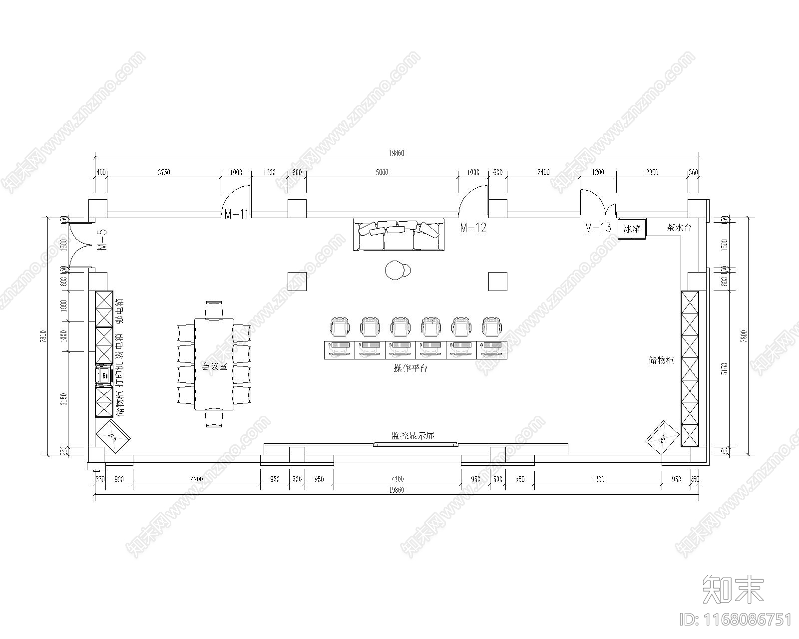 现代新中式住宅楼建筑cad施工图下载【ID:1168086751】