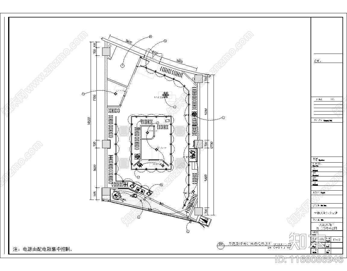 现代新中式住宅楼建筑cad施工图下载【ID:1168086946】