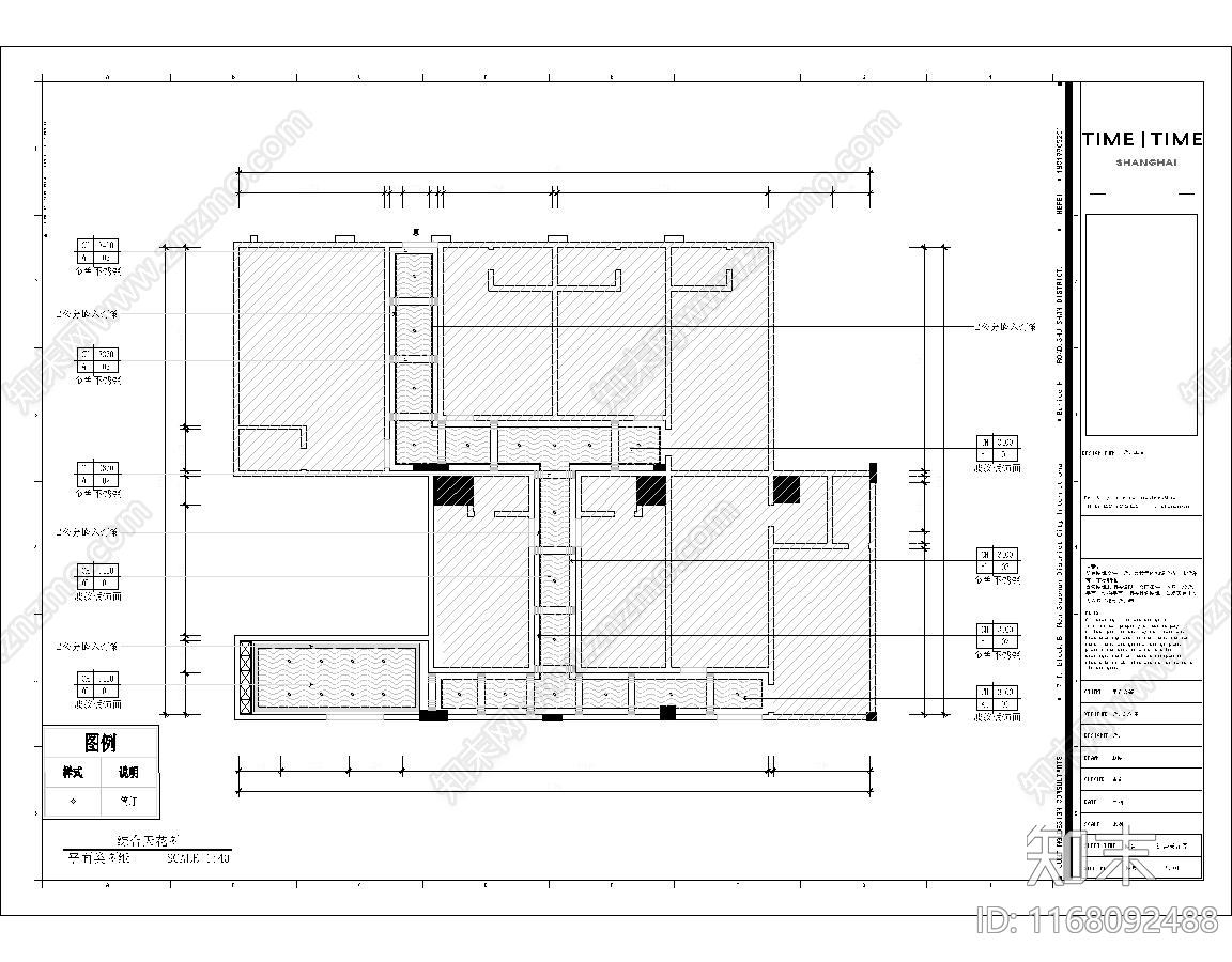 现代新中式住宅楼建筑施工图下载【ID:1168092488】