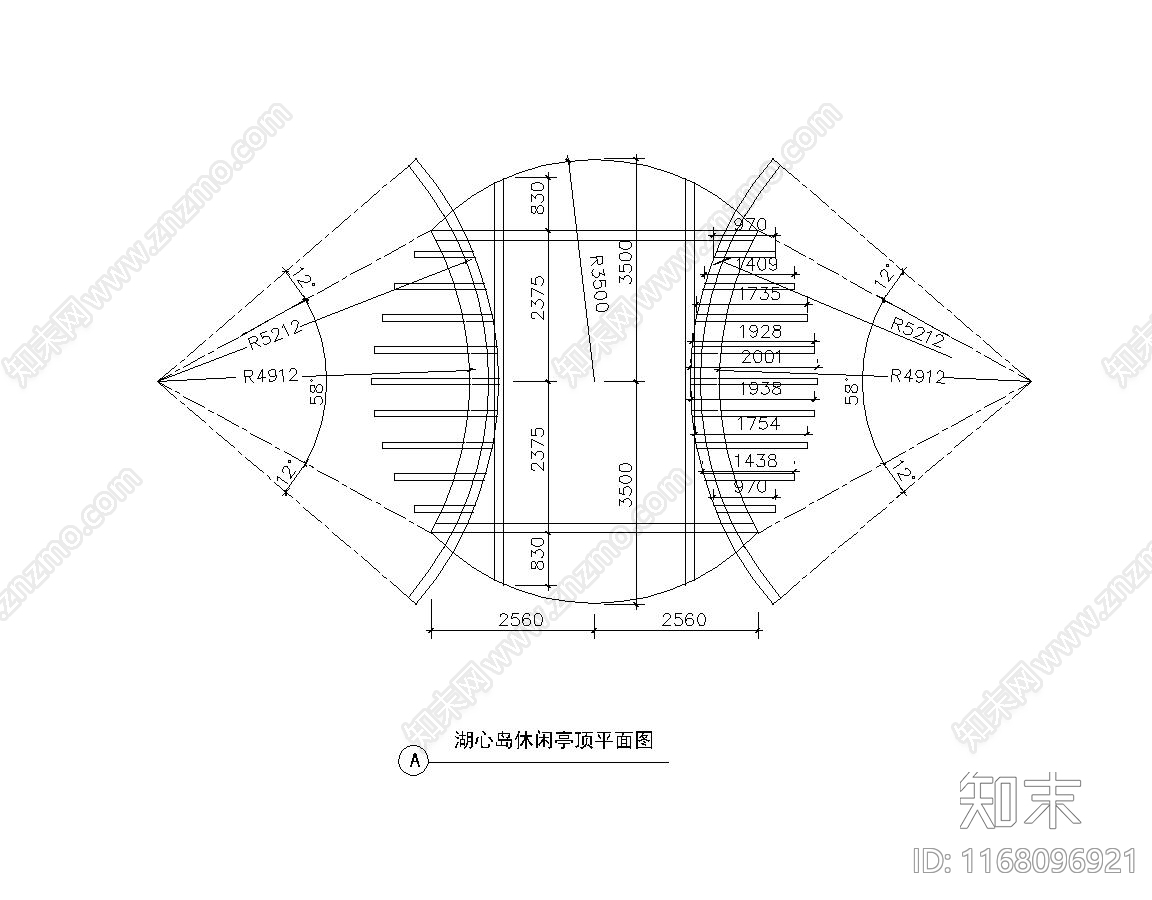 现代亭子cad施工图下载【ID:1168096921】