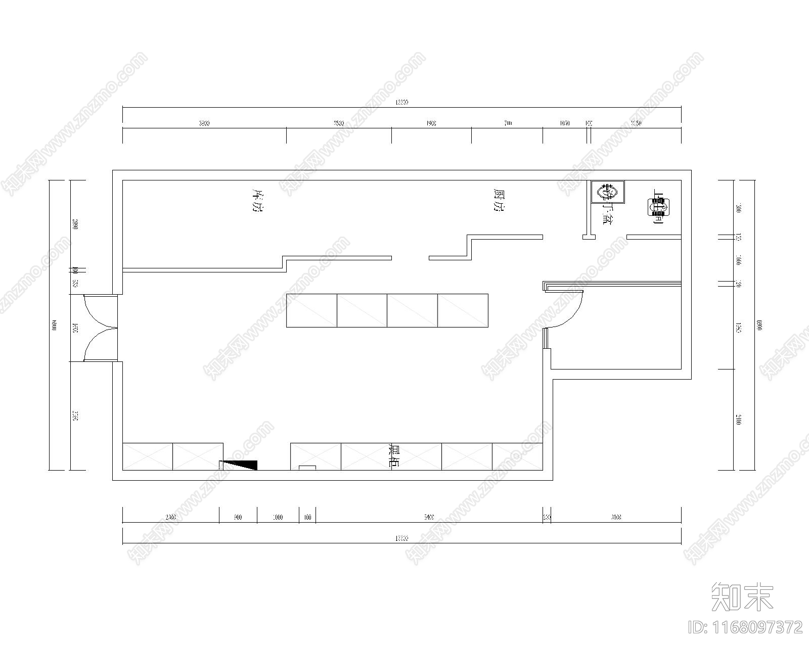 现代新中式住宅楼建筑施工图下载【ID:1168097372】