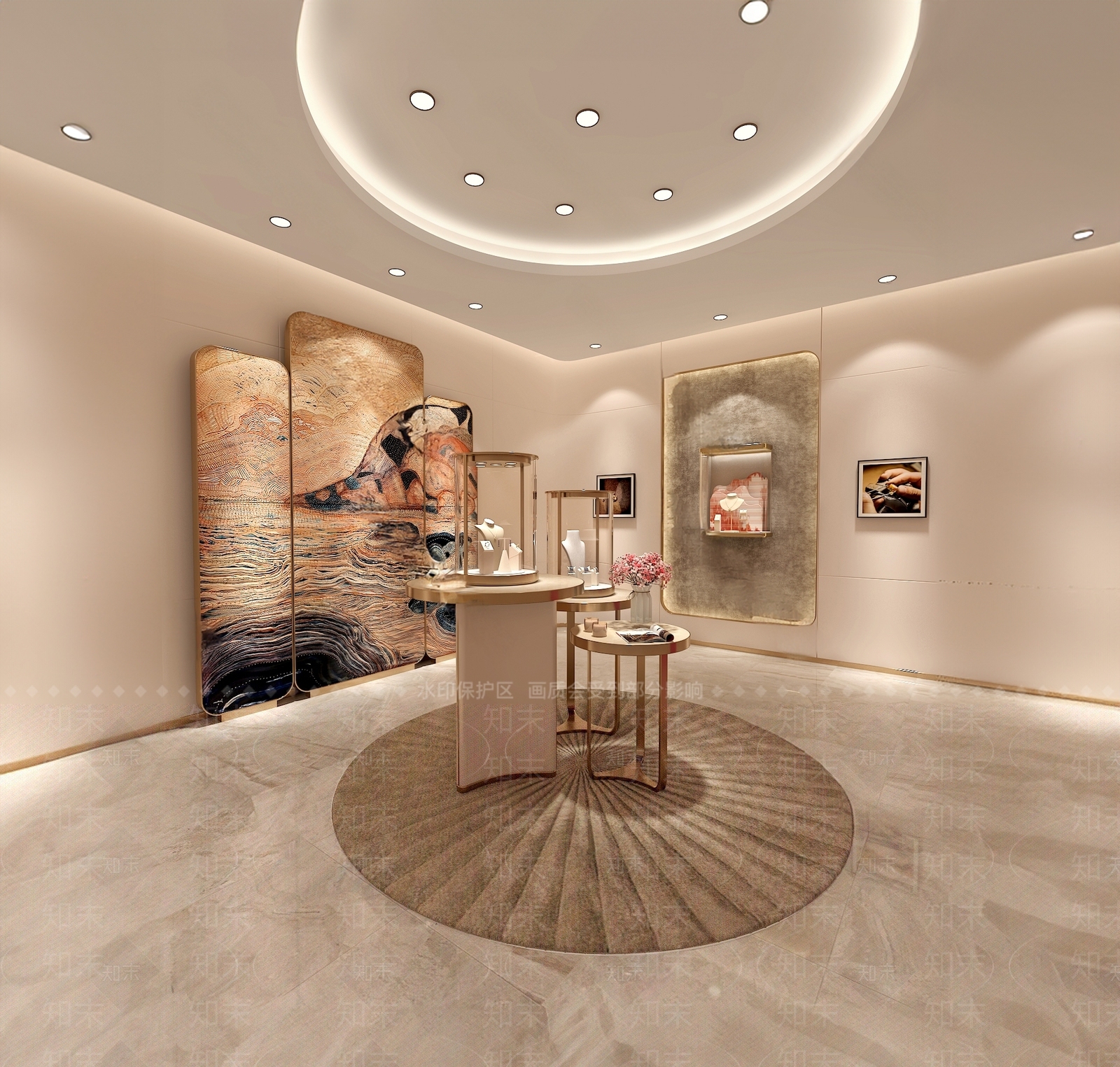 现代珠宝店3D模型下载【ID:1168099403】