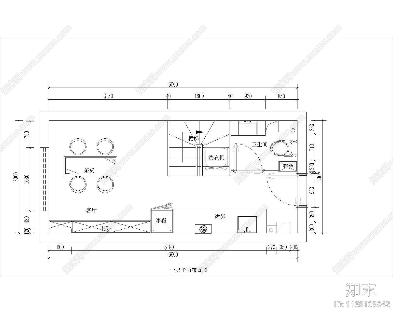 现代新中式别墅建筑cad施工图下载【ID:1168103942】