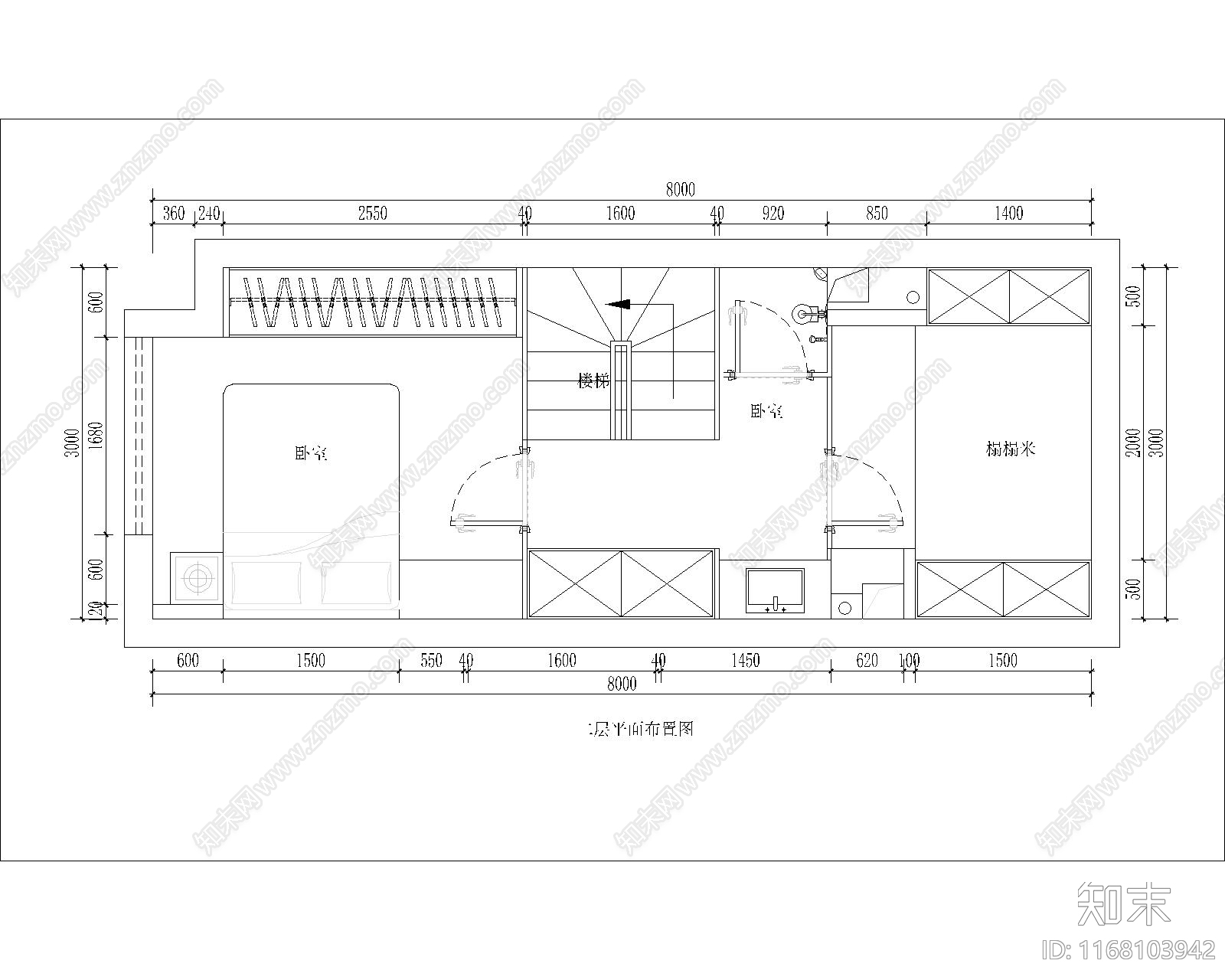 现代新中式别墅建筑cad施工图下载【ID:1168103942】