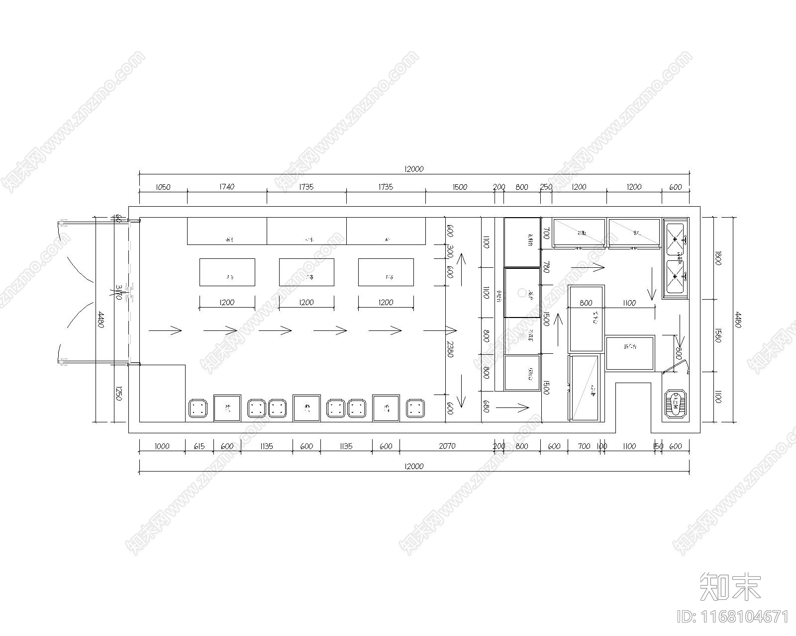 现代新中式住宅楼建筑施工图下载【ID:1168104671】