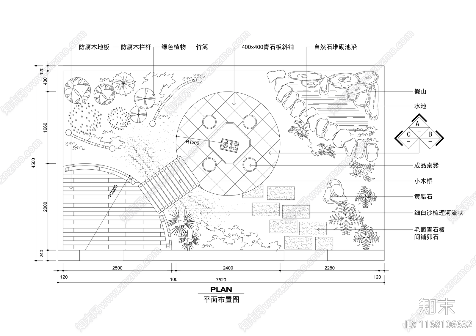 现代公园景观施工图下载【ID:1168106632】