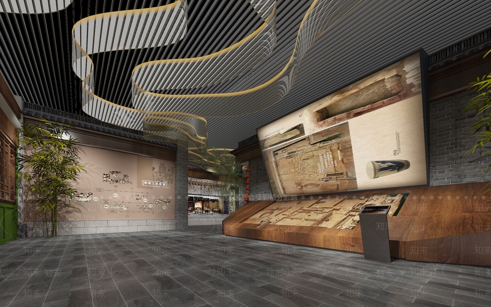 新中式博物馆3D模型下载【ID:1168112347】