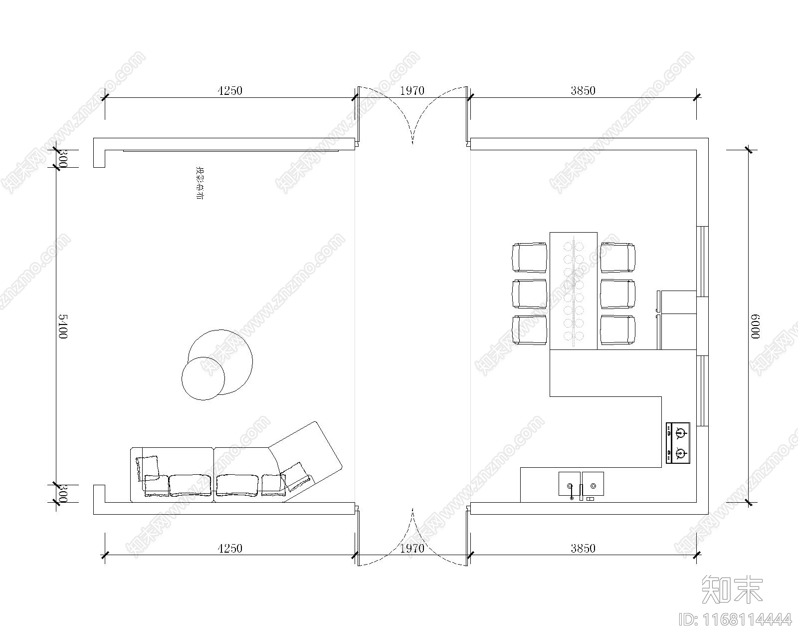 美式日式住宅楼建筑cad施工图下载【ID:1168114444】