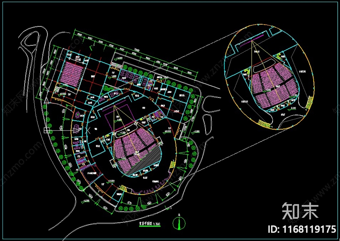 建筑平面图施工图下载【ID:1168119175】