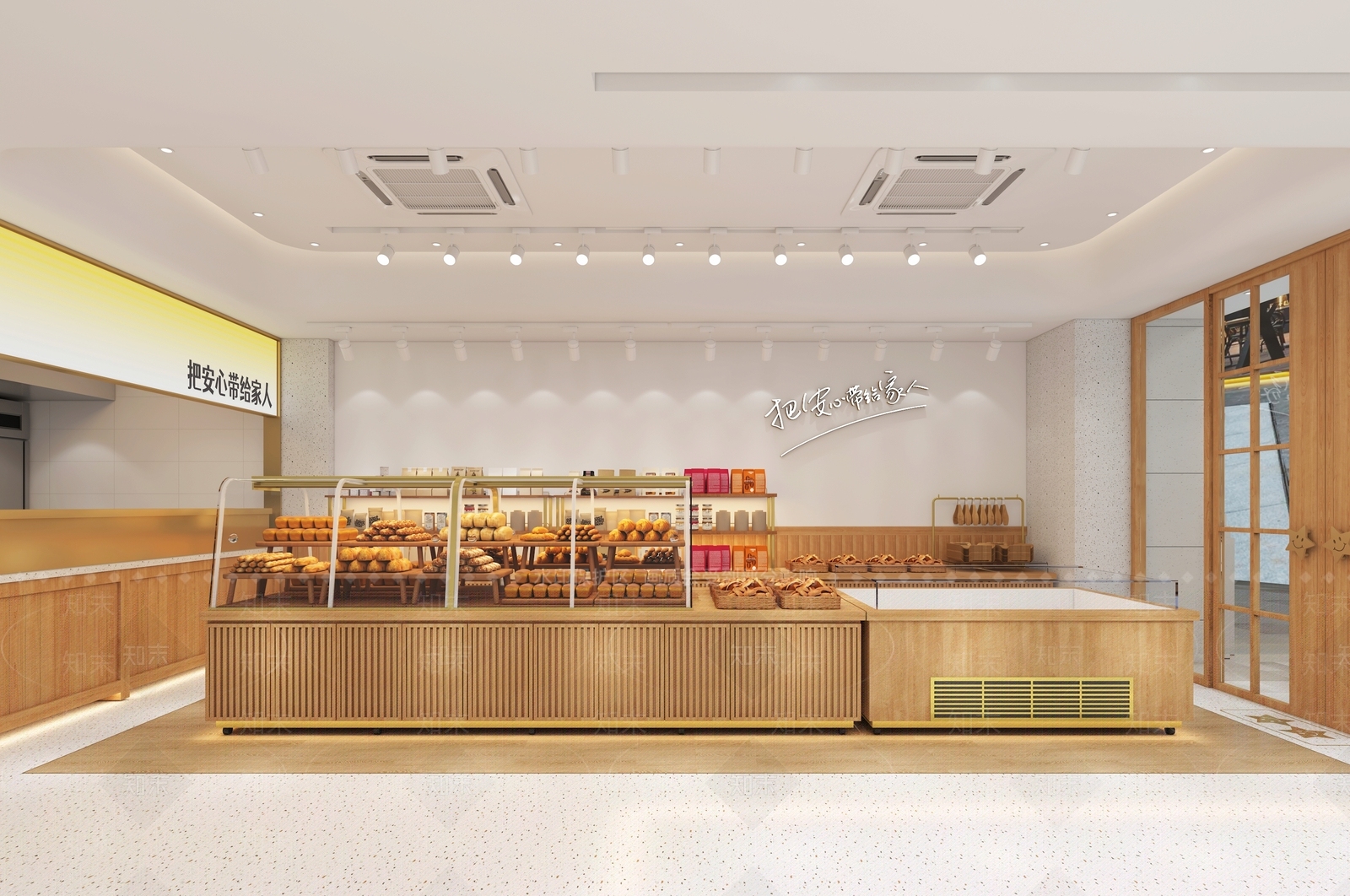现代甜品面包店3D模型下载【ID:1168135121】