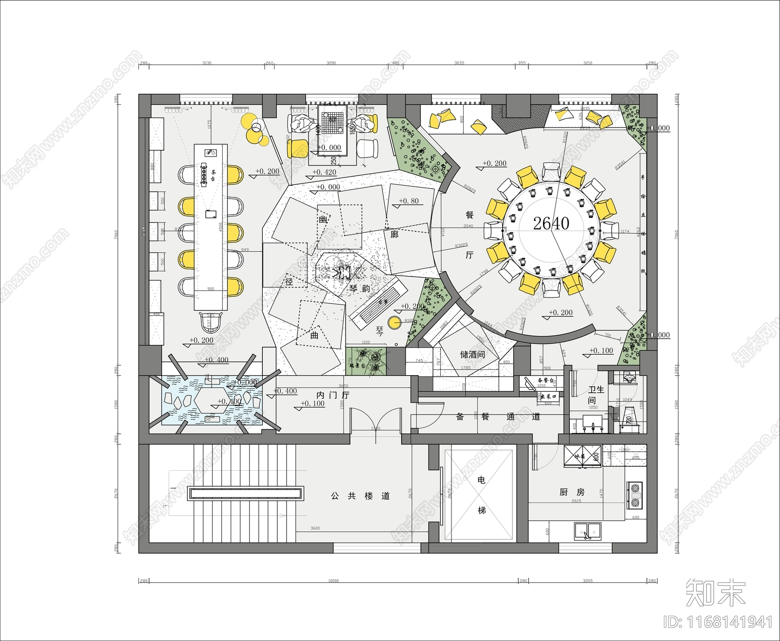 现代侘寂其他工装空间施工图下载【ID:1168141941】